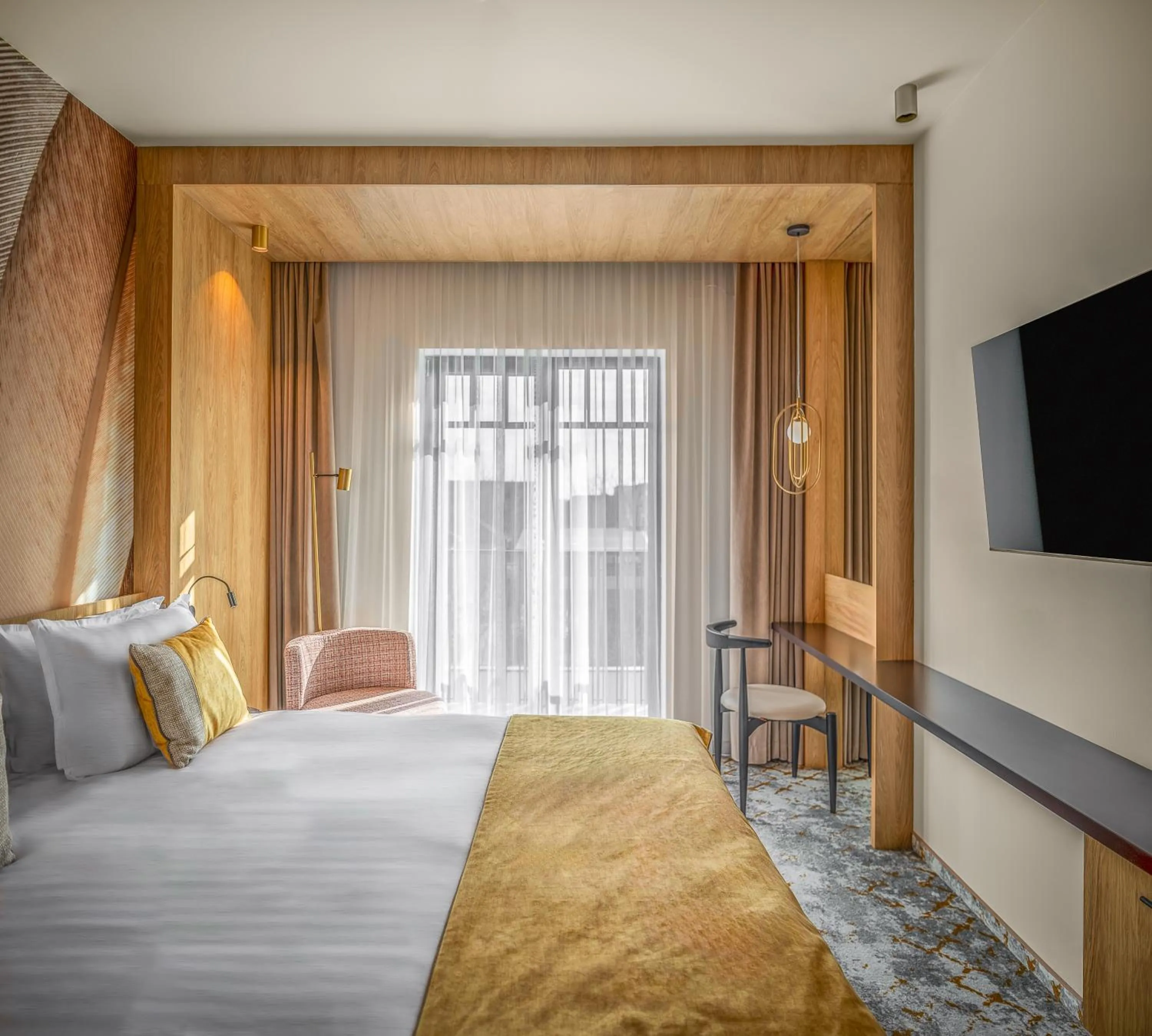 Bed in Hotel Branco Timisoara