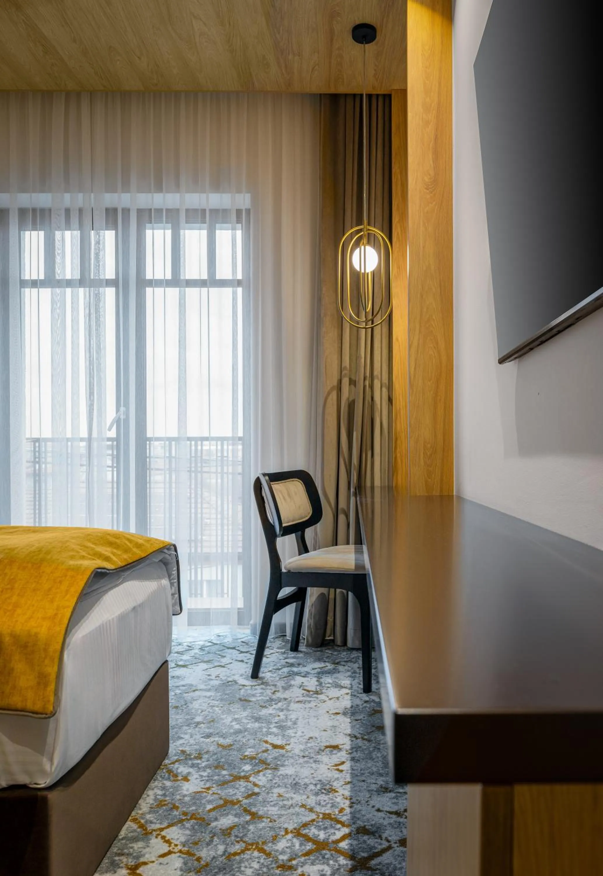 Bed in Hotel Branco Timisoara