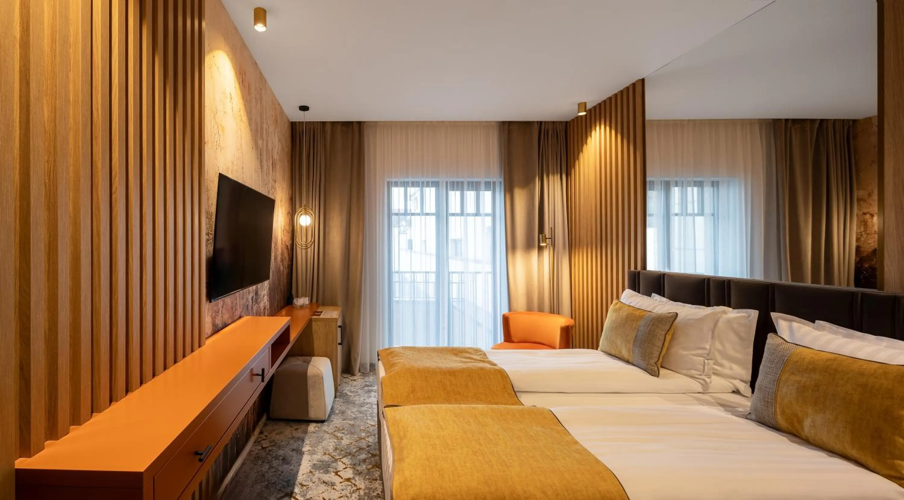 Bed in Hotel Branco Timisoara