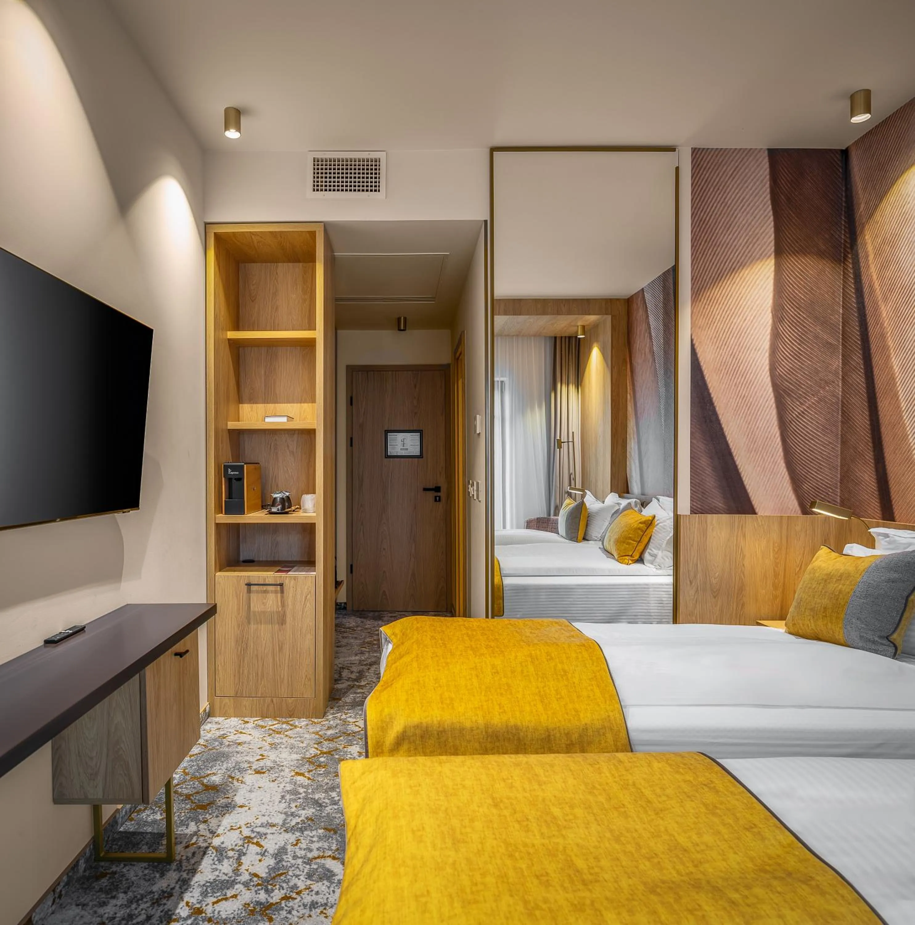 Bed in Hotel Branco Timisoara