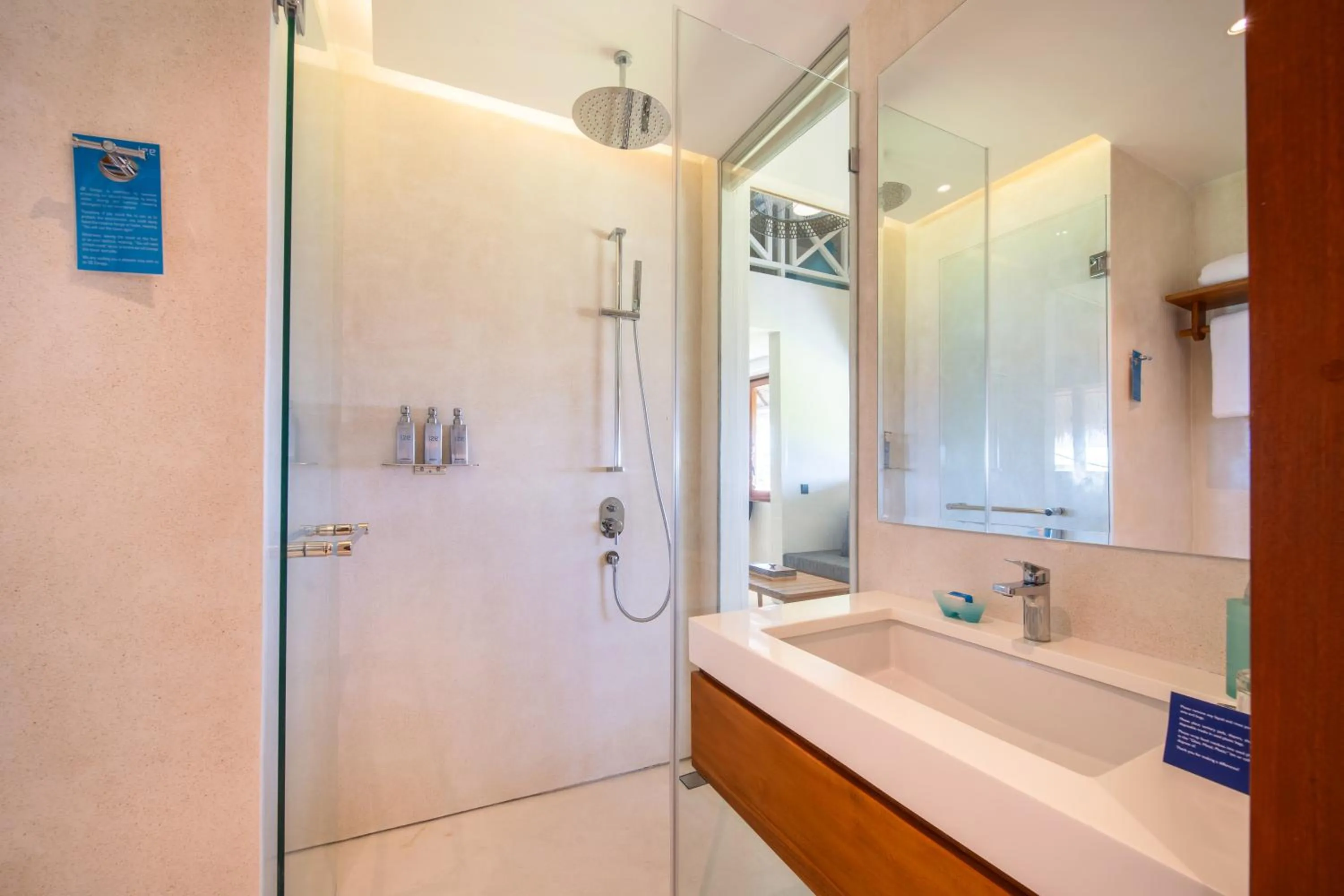 Shower in IZE Canggu by LifestyleRetreats