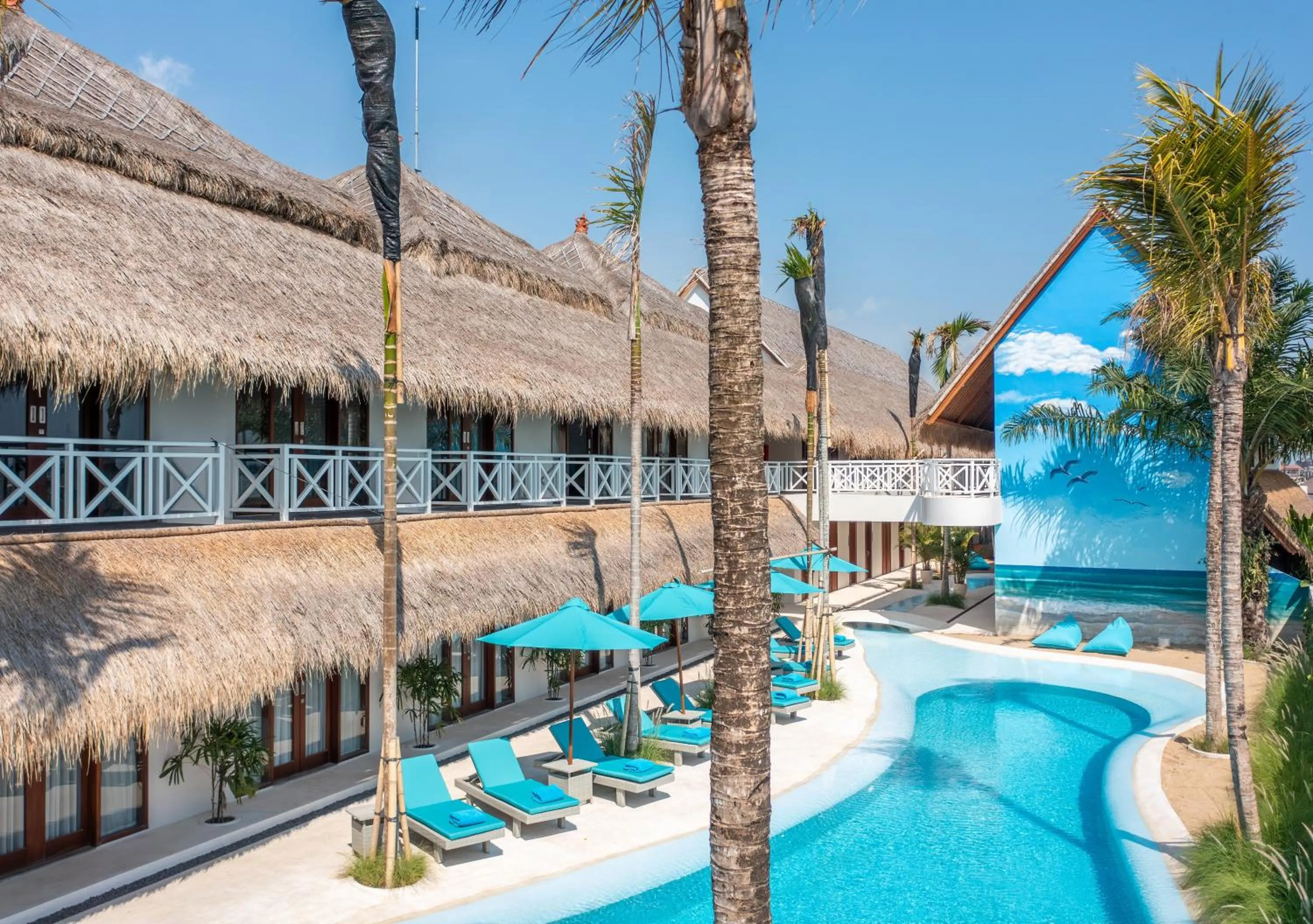 Swimming pool in IZE Canggu by LifestyleRetreats