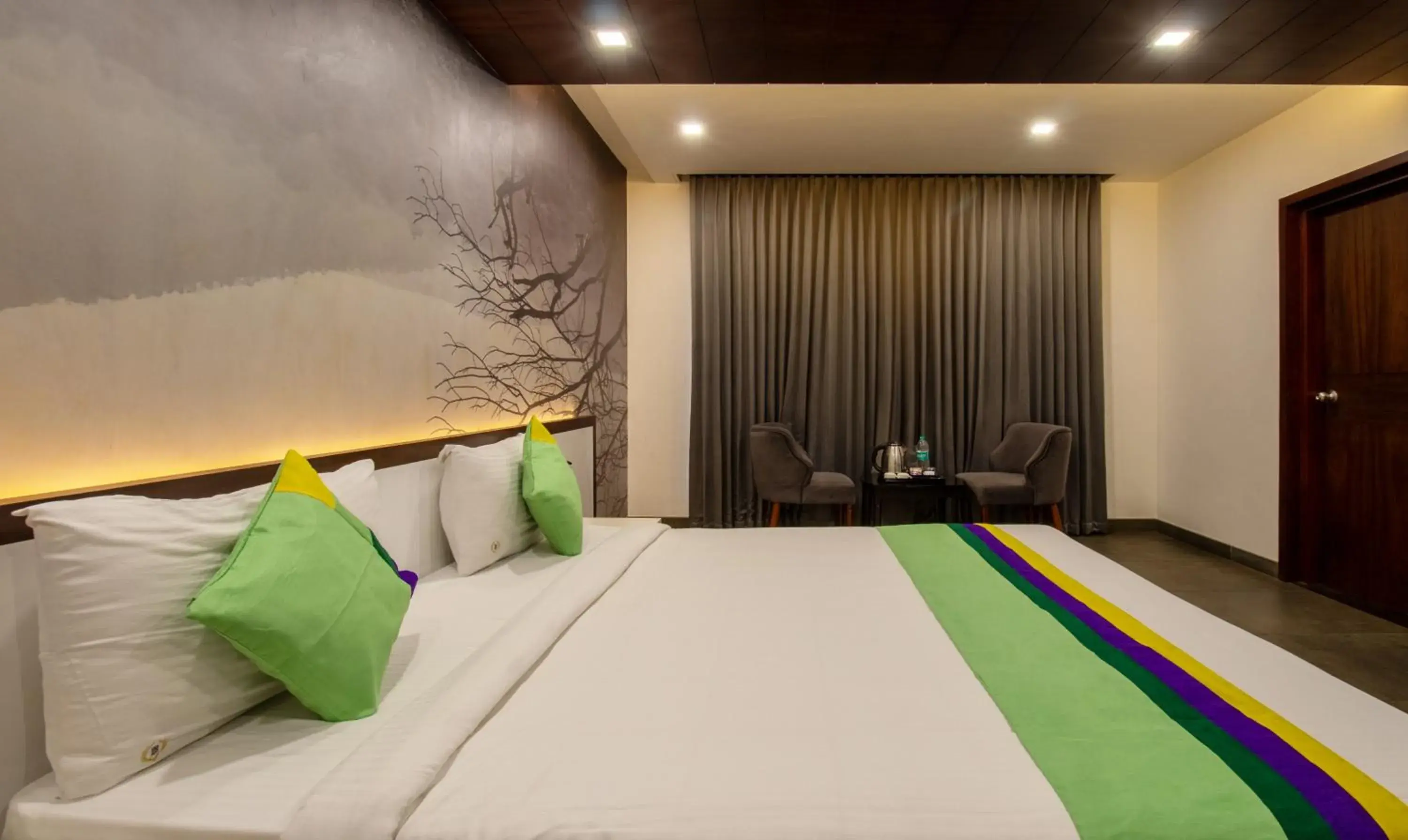 Bedroom, Bed in Treebo Brahma, Wayanad Bedroom, Bed in Treebo Brahma, Wayanad