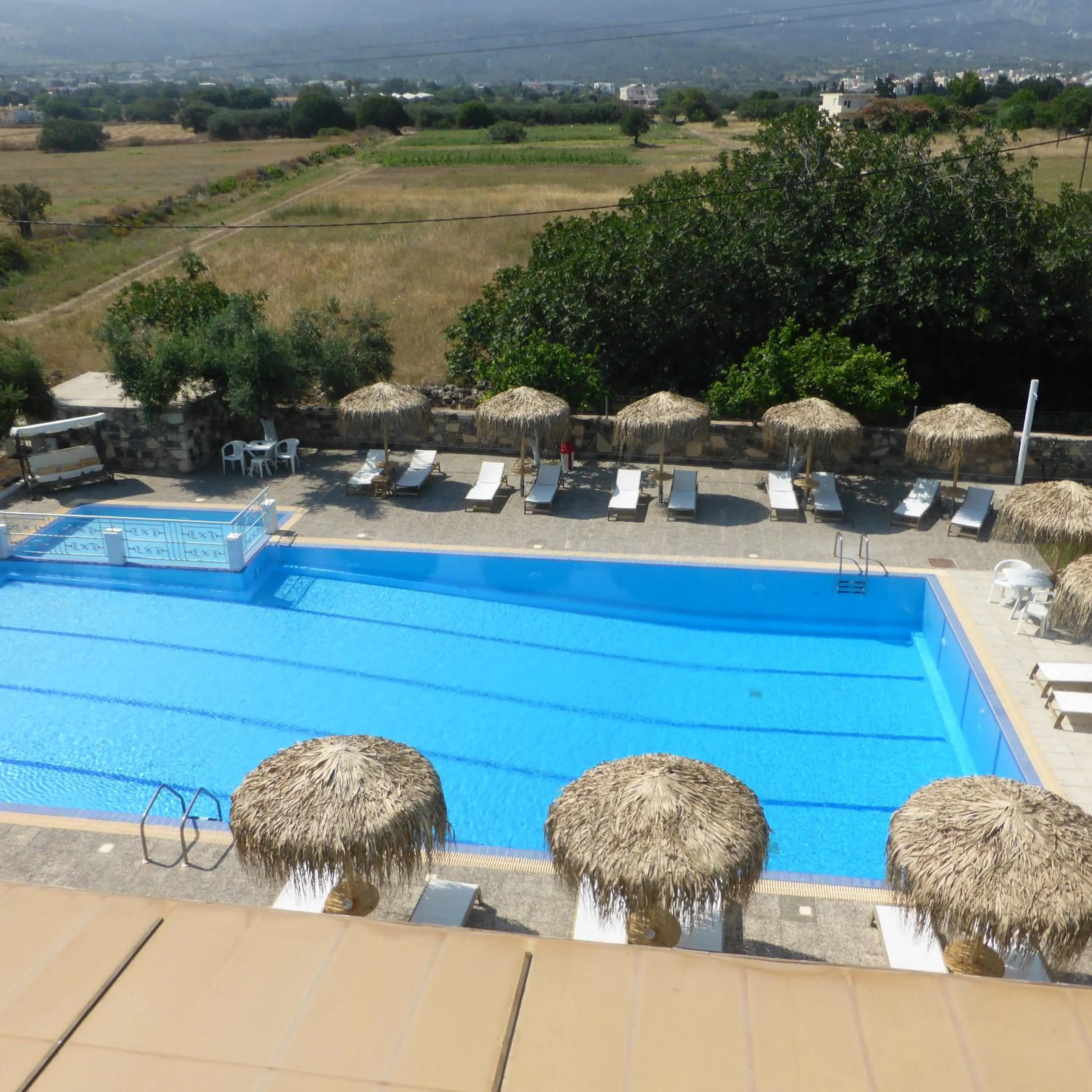 Pool view in Blue Nest Hotel