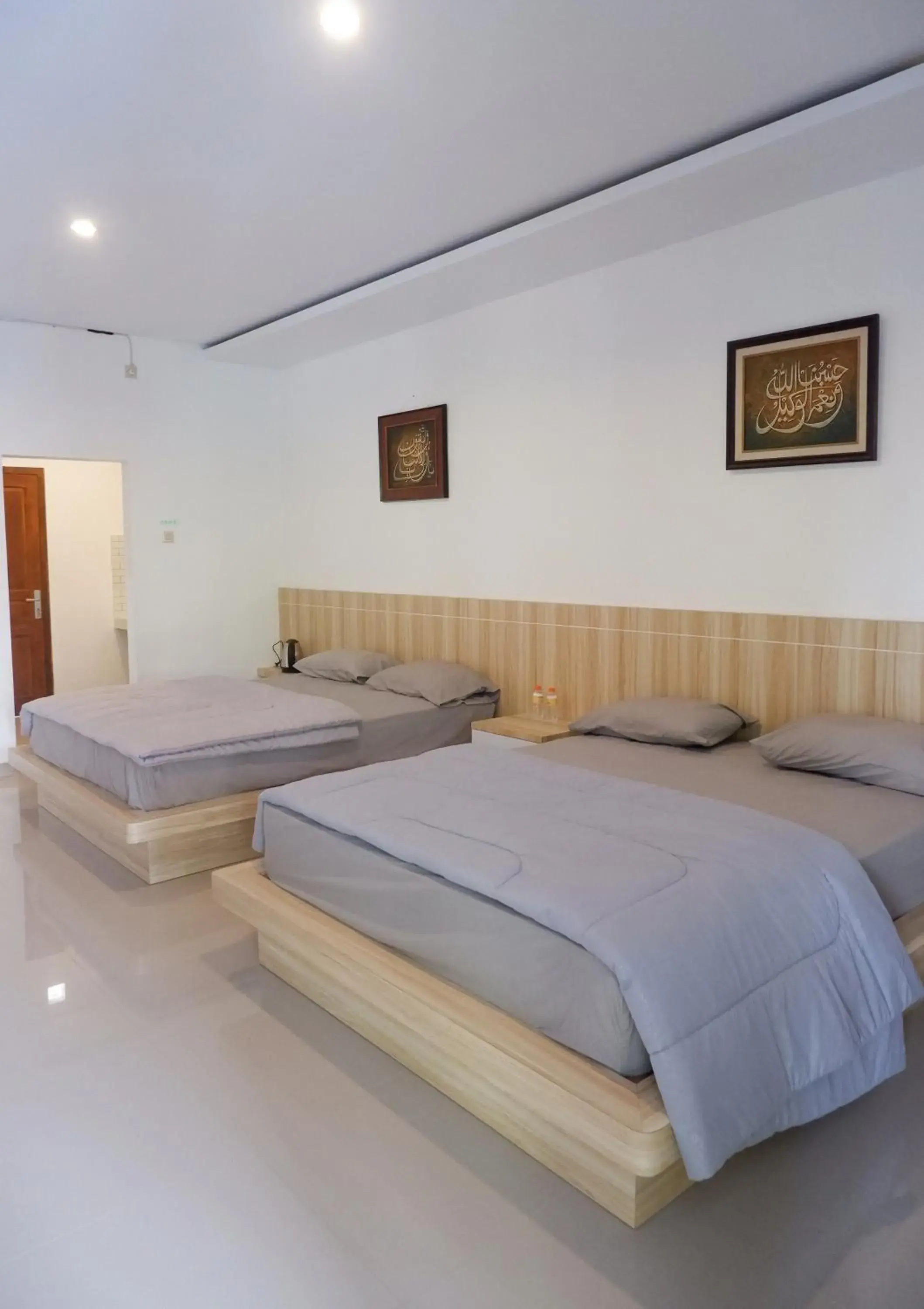 Bed in Homestay Joglo Seruni Syariah Bed in Homestay Joglo Seruni Syariah