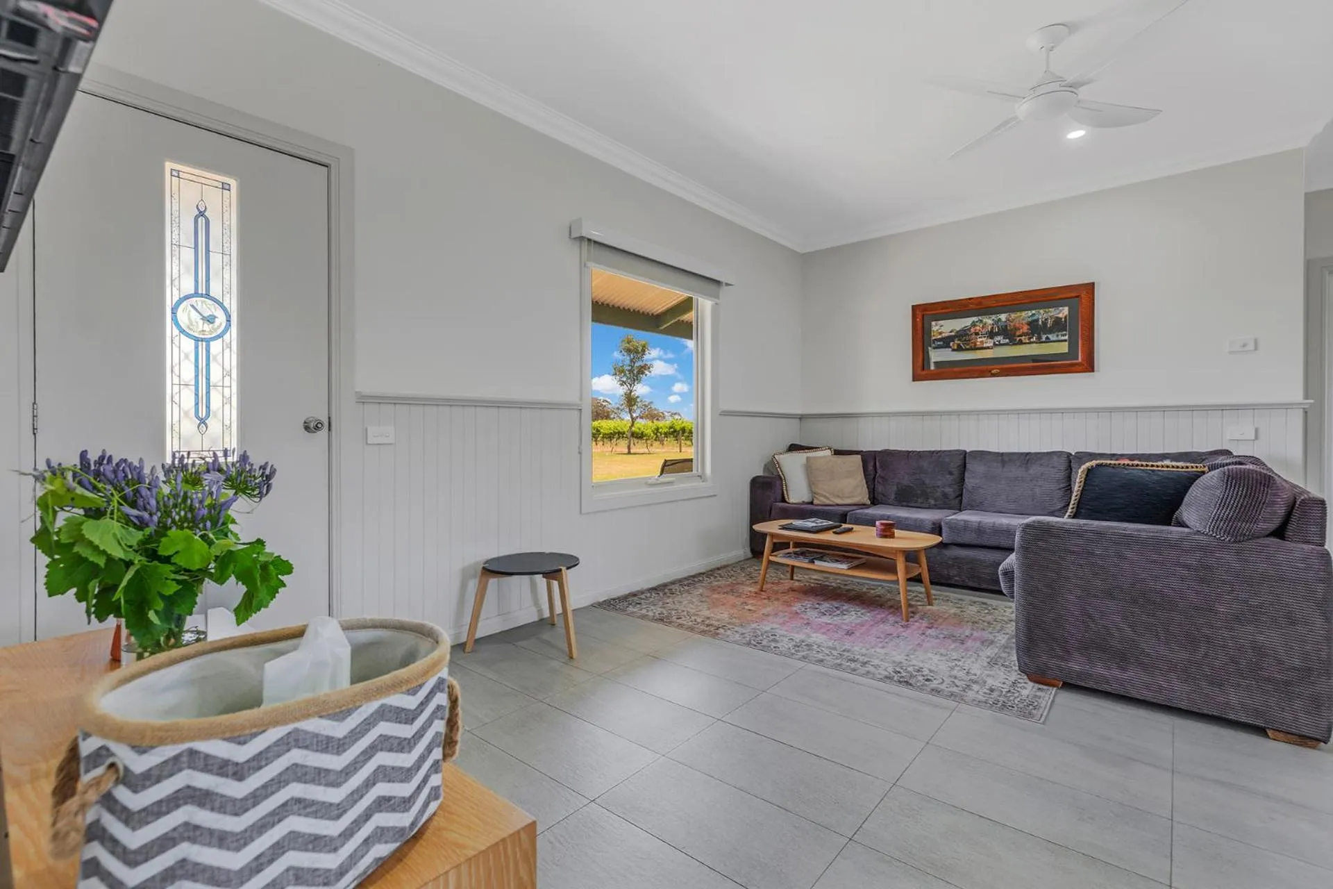 Living room in Murray River Resort