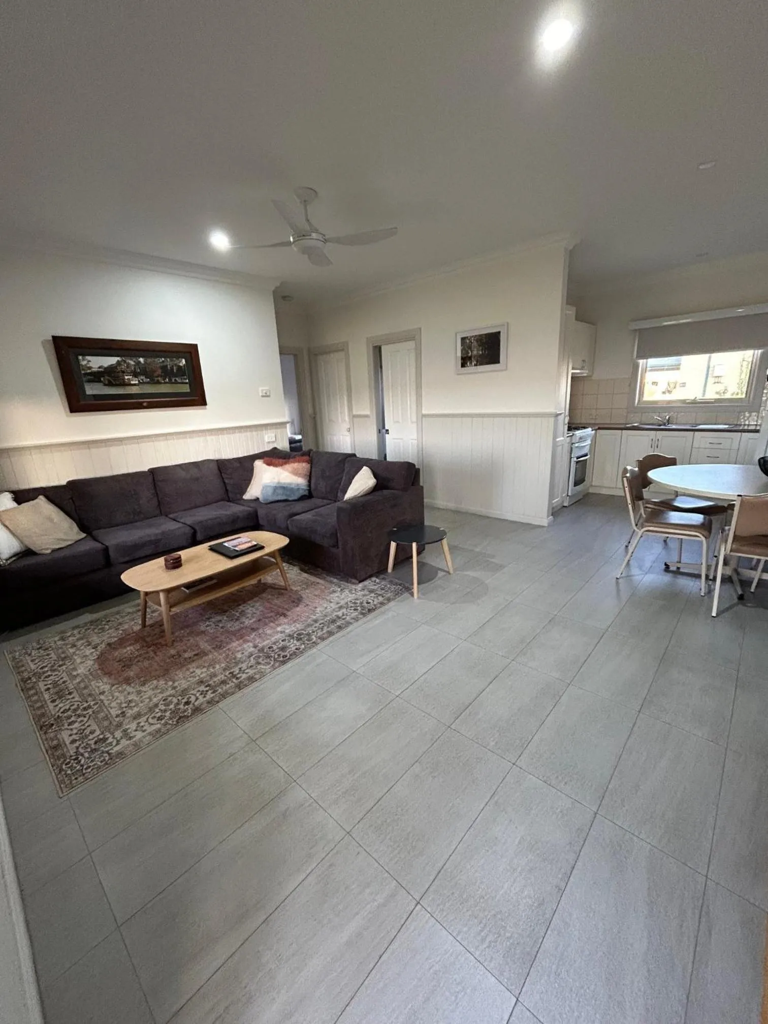 Living room in Murray River Resort