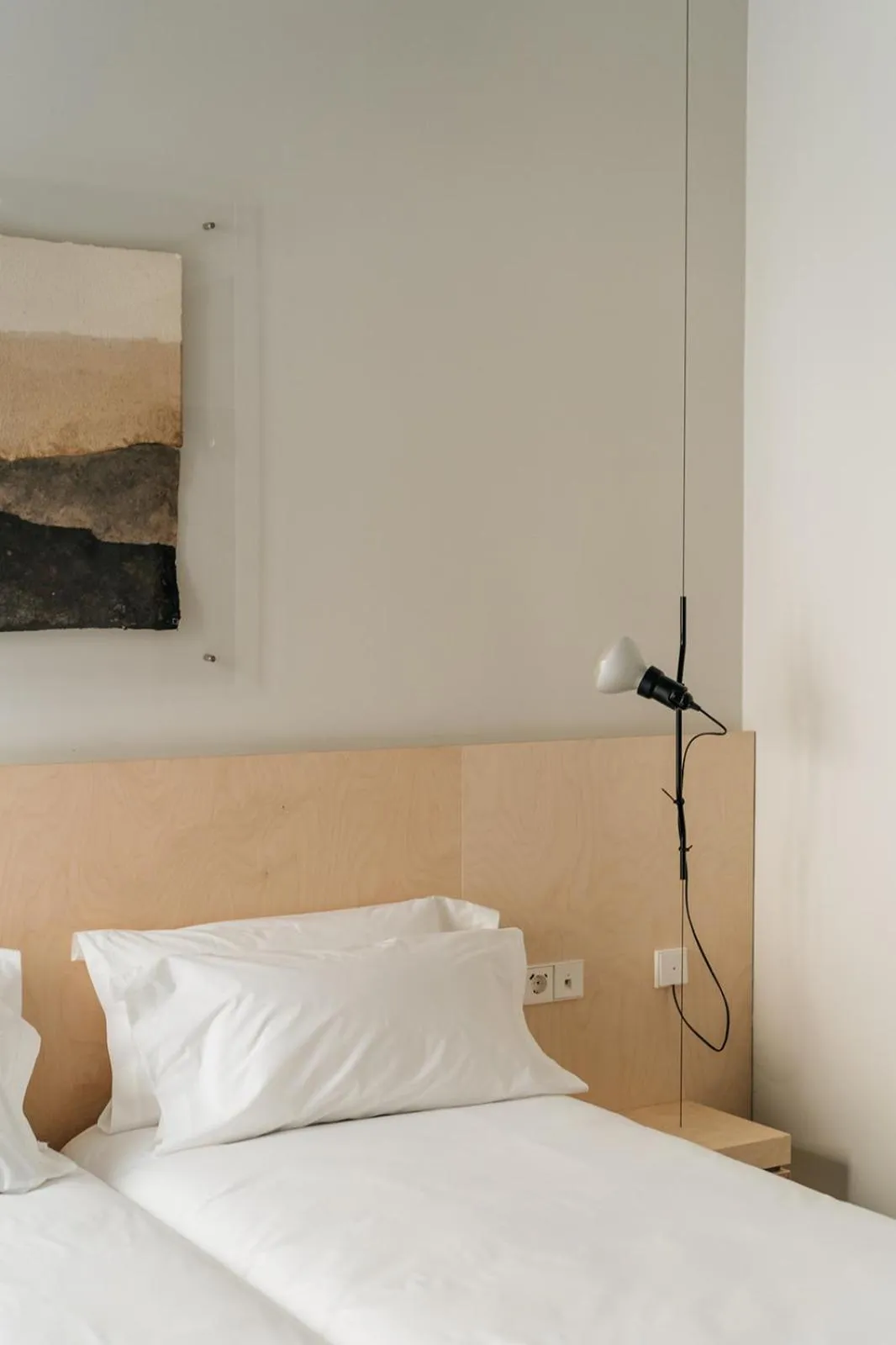 Bed in Hotel Santa Ana Tudela