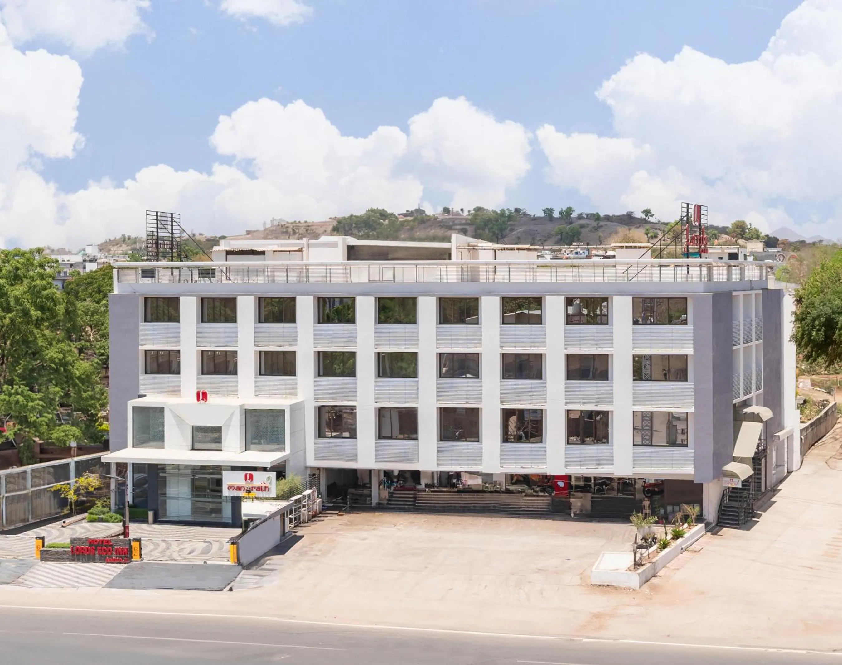 Property building in Lords Eco Inn, Ambaji