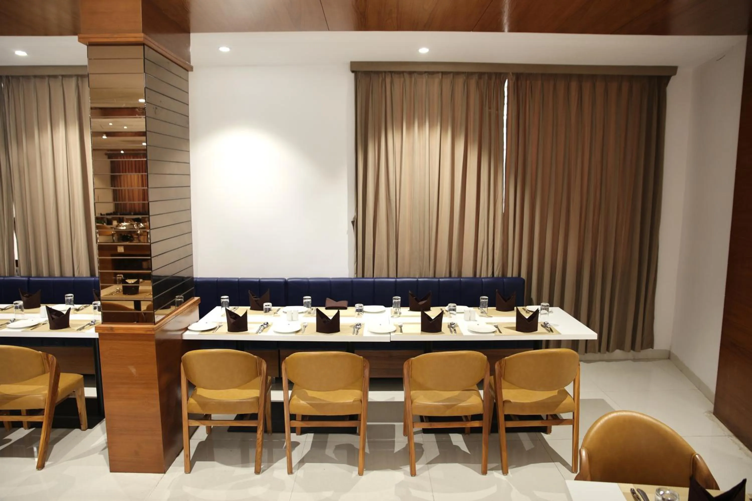 Seating area in Lords Eco Inn, Ambaji