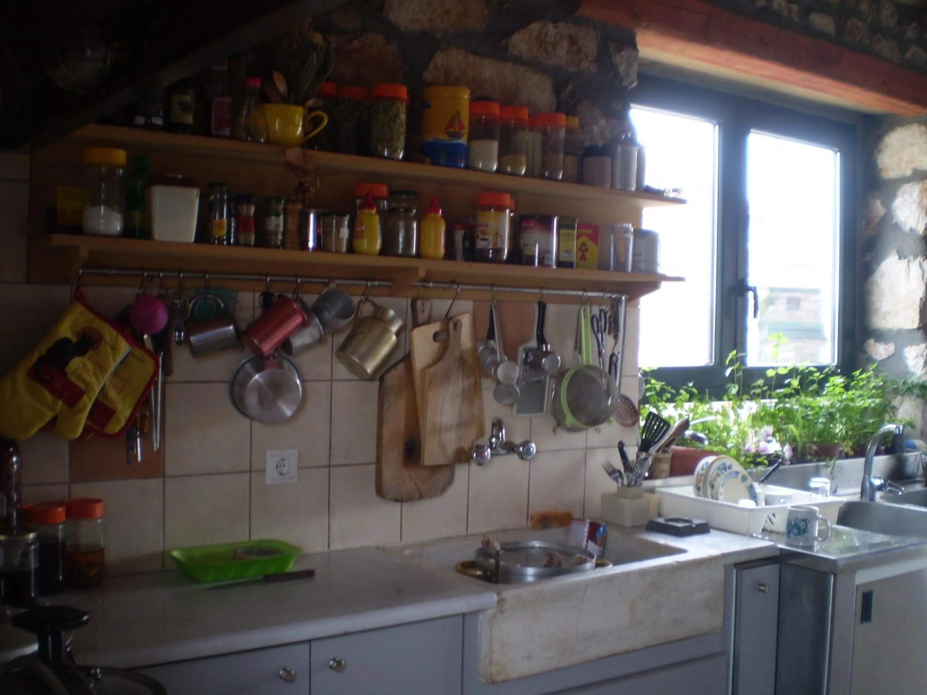 Kitchen or kitchenette in Arachovitika Kalivia