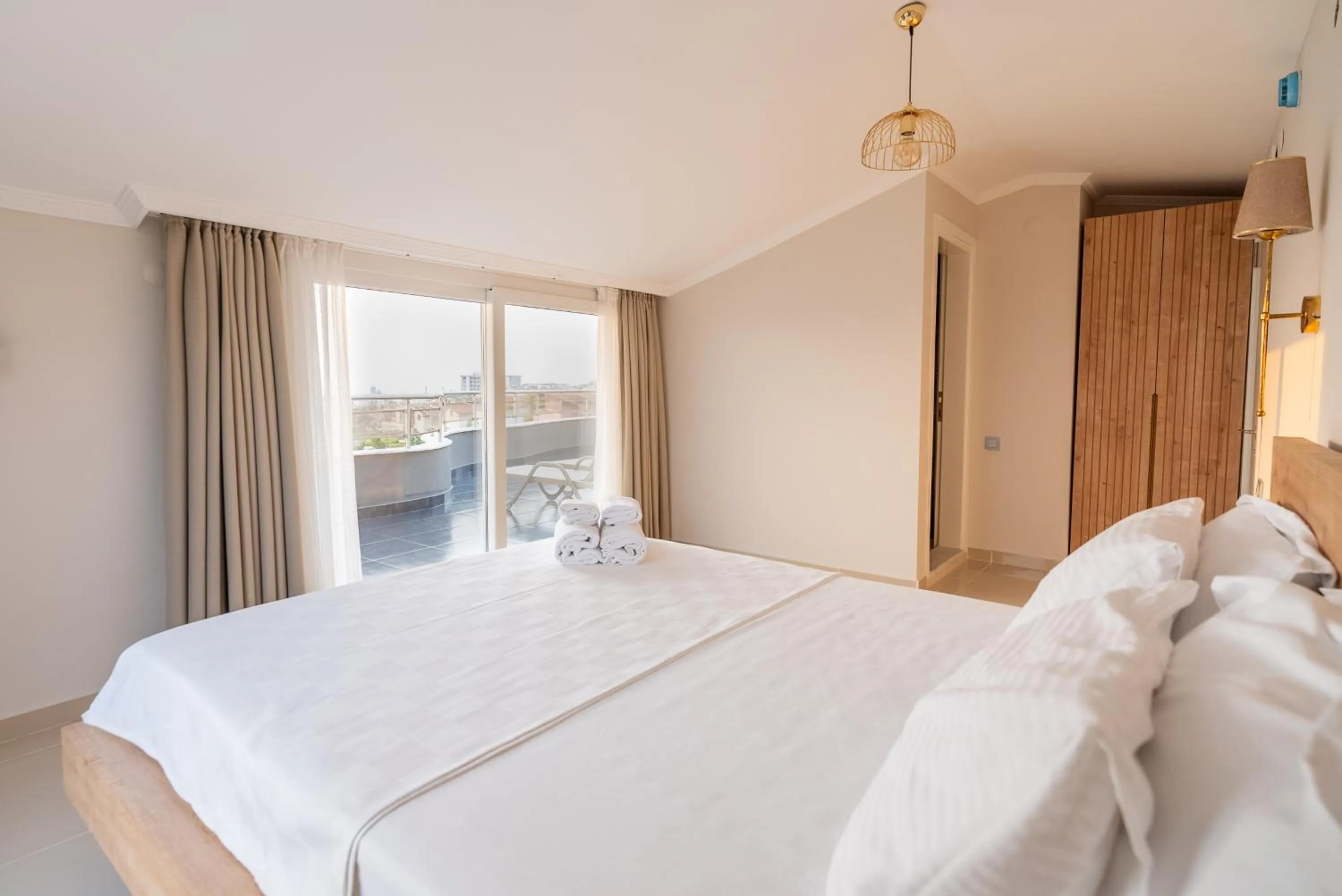 Bed in Soul House Kuşadası