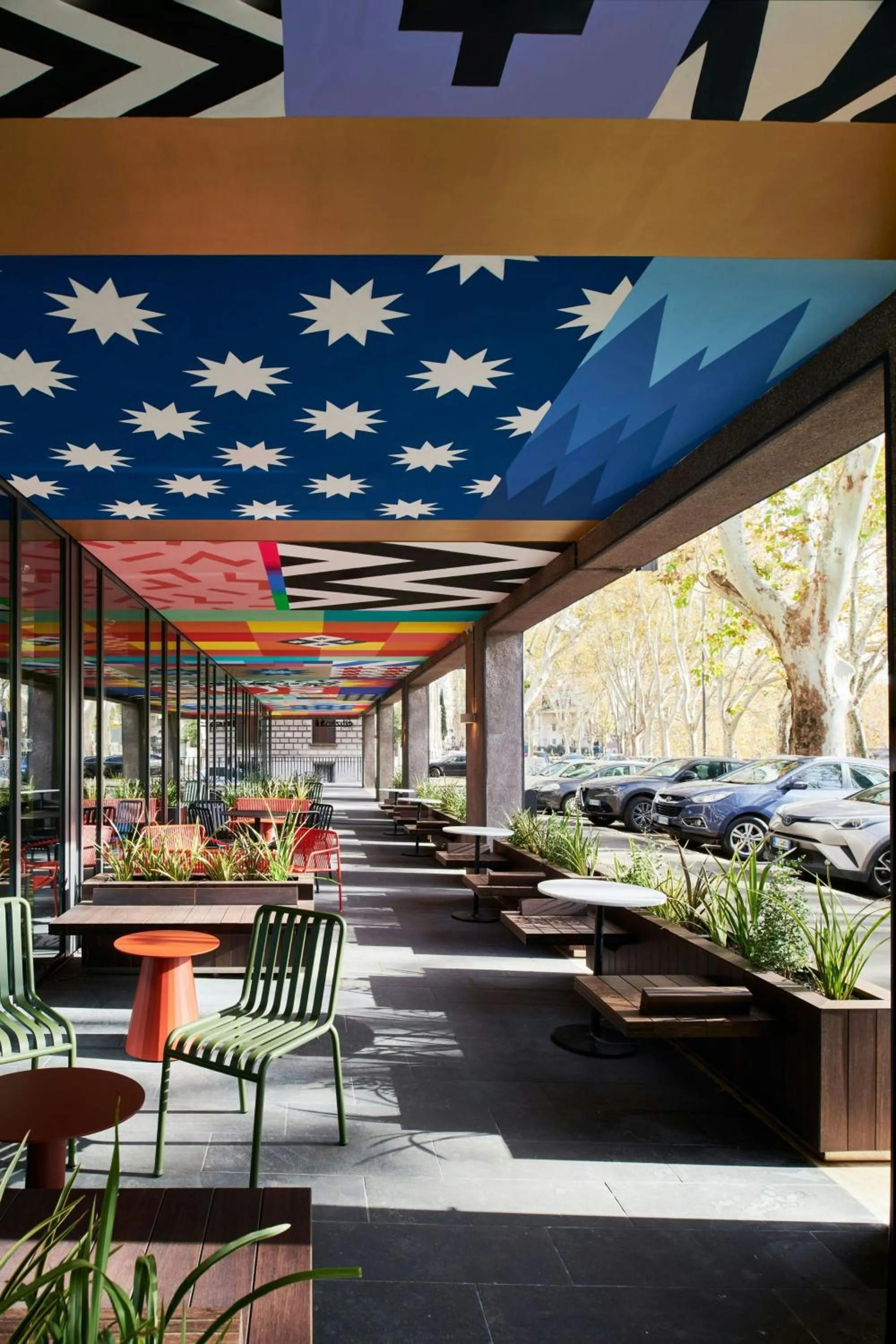 Lounge or bar in citizenM Rome Isola Tiberina