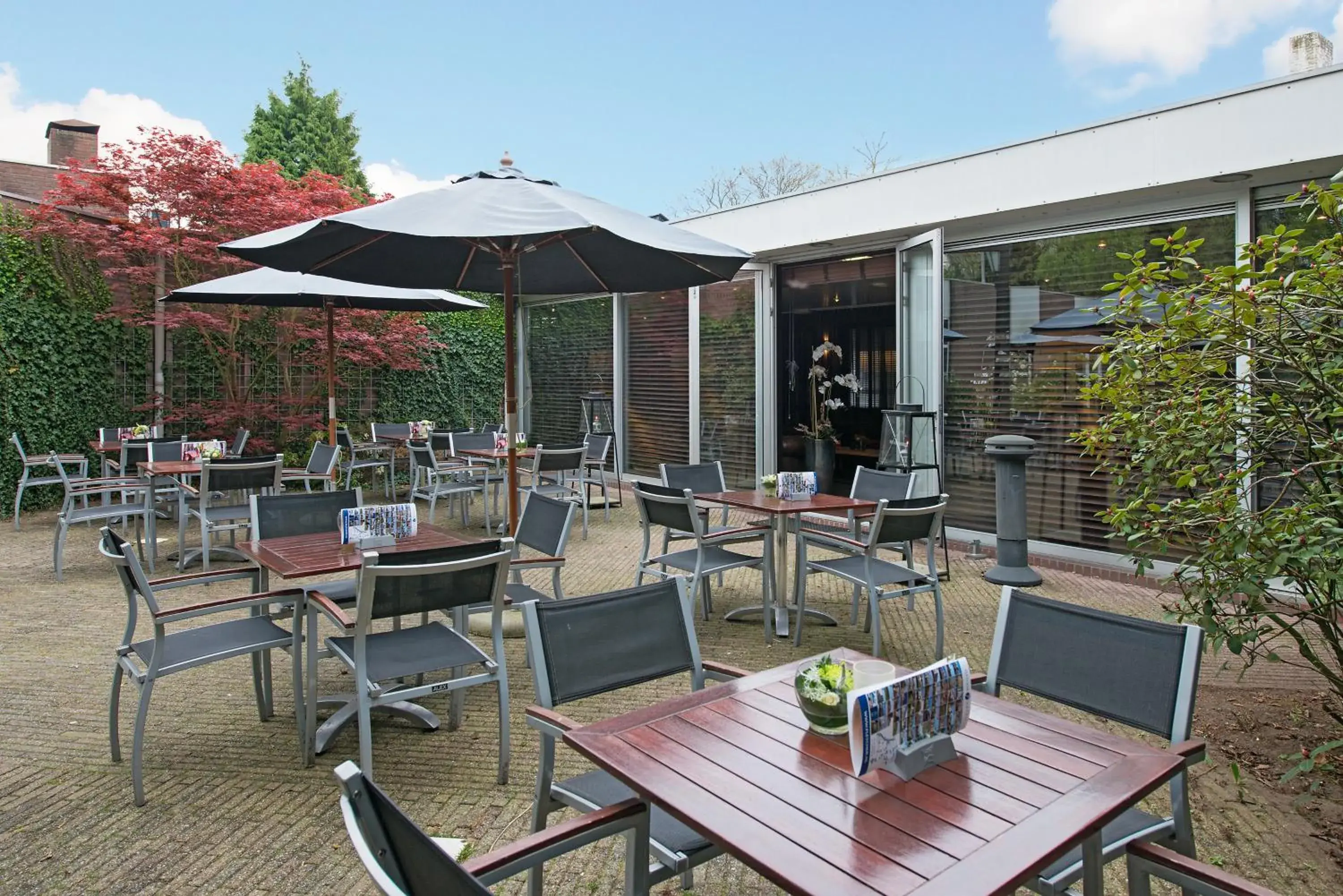 Balcony/Terrace in Fletcher Hotel Restaurant Prinsen Balcony/Terrace in Fletcher Hotel Restaurant Prinsen