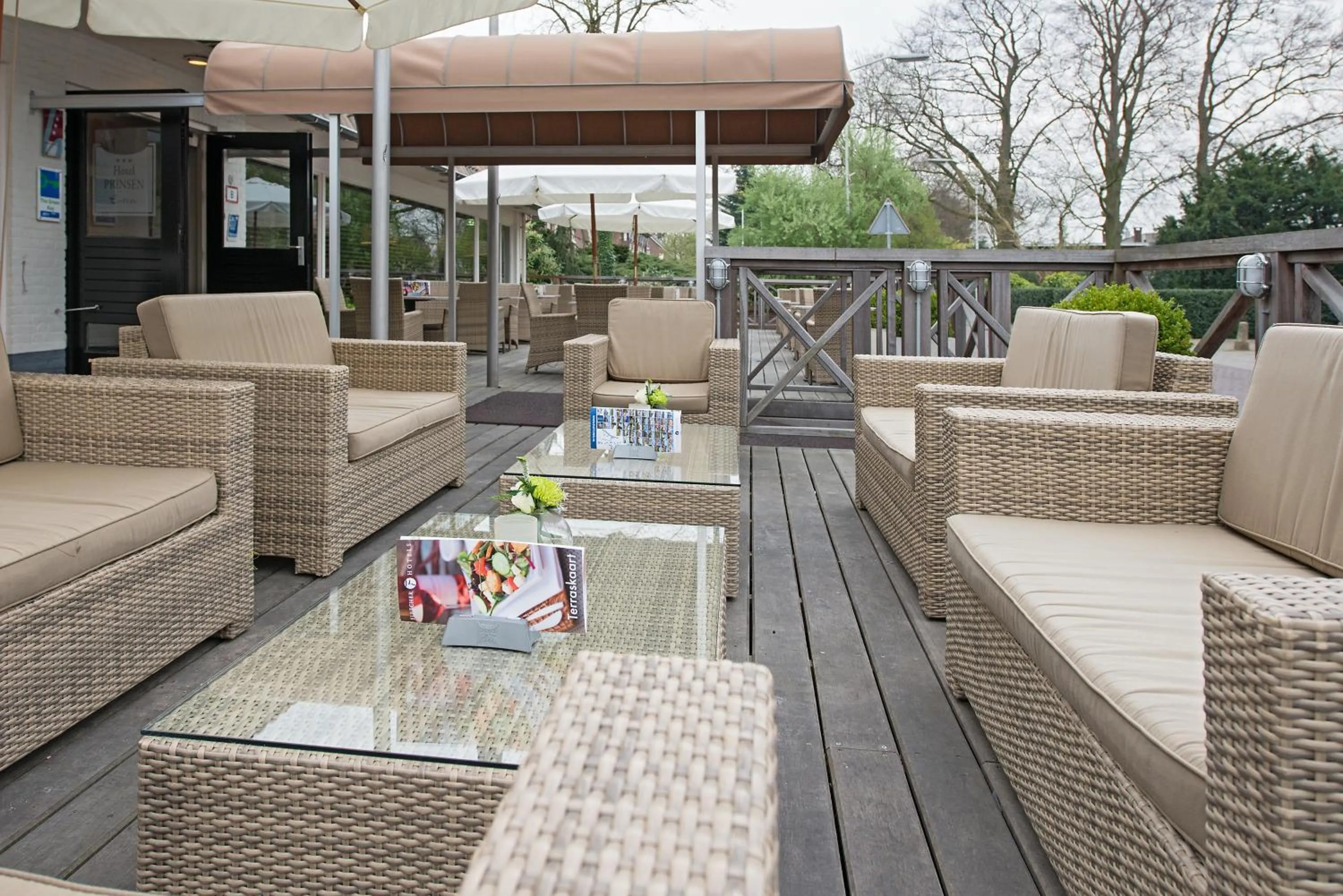 Balcony/Terrace in Fletcher Hotel Restaurant Prinsen