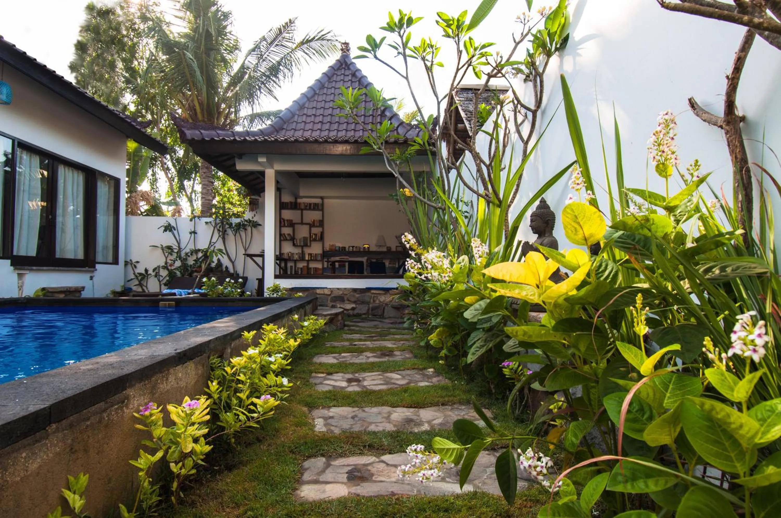 Facade/entrance in Ambary House Gili Trawangan- 2 BR Private Villa, Pool