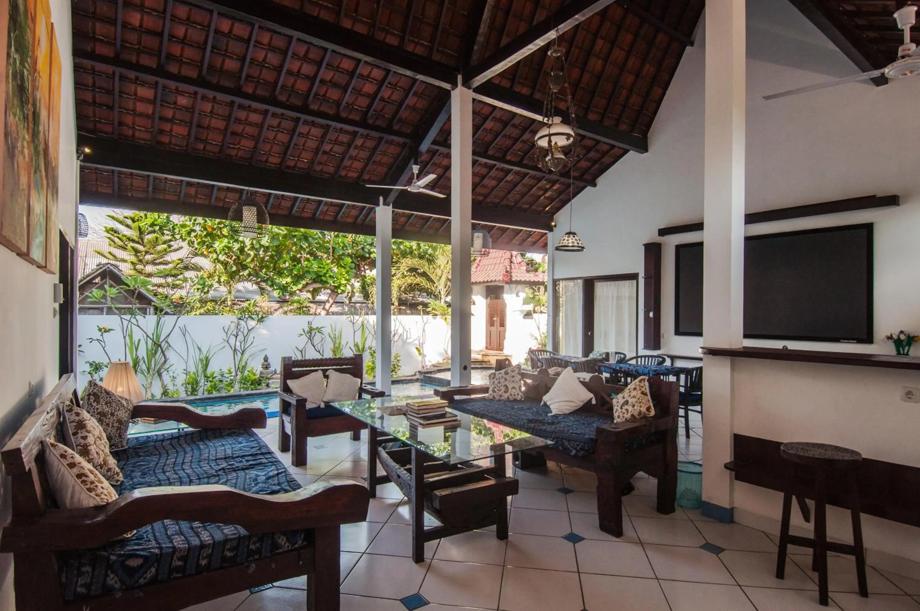 Garden in Ambary House Gili Trawangan- 2 BR Private Villa, Pool