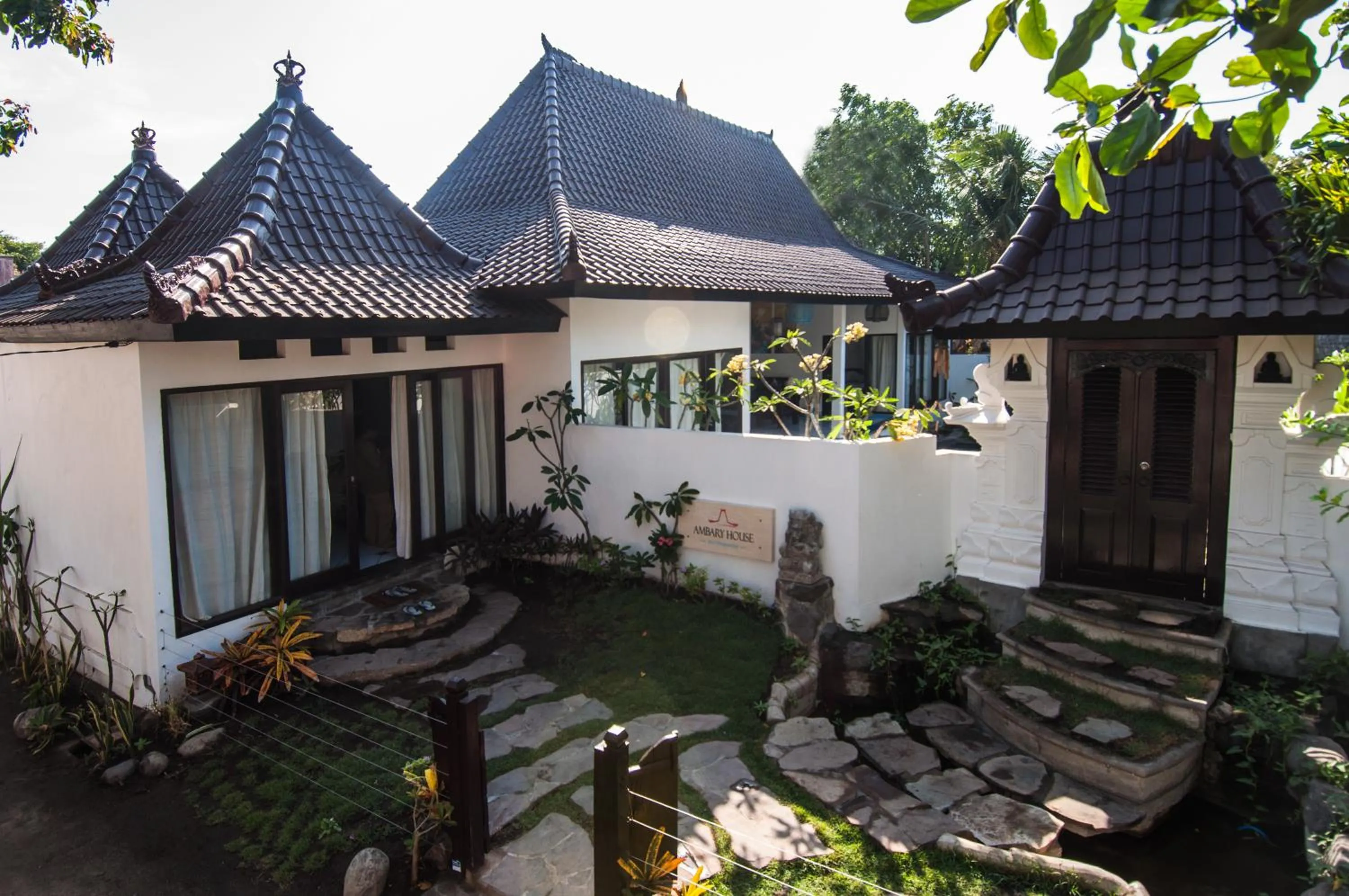 Facade/entrance in Ambary House Gili Trawangan- 2 BR Private Villa, Pool