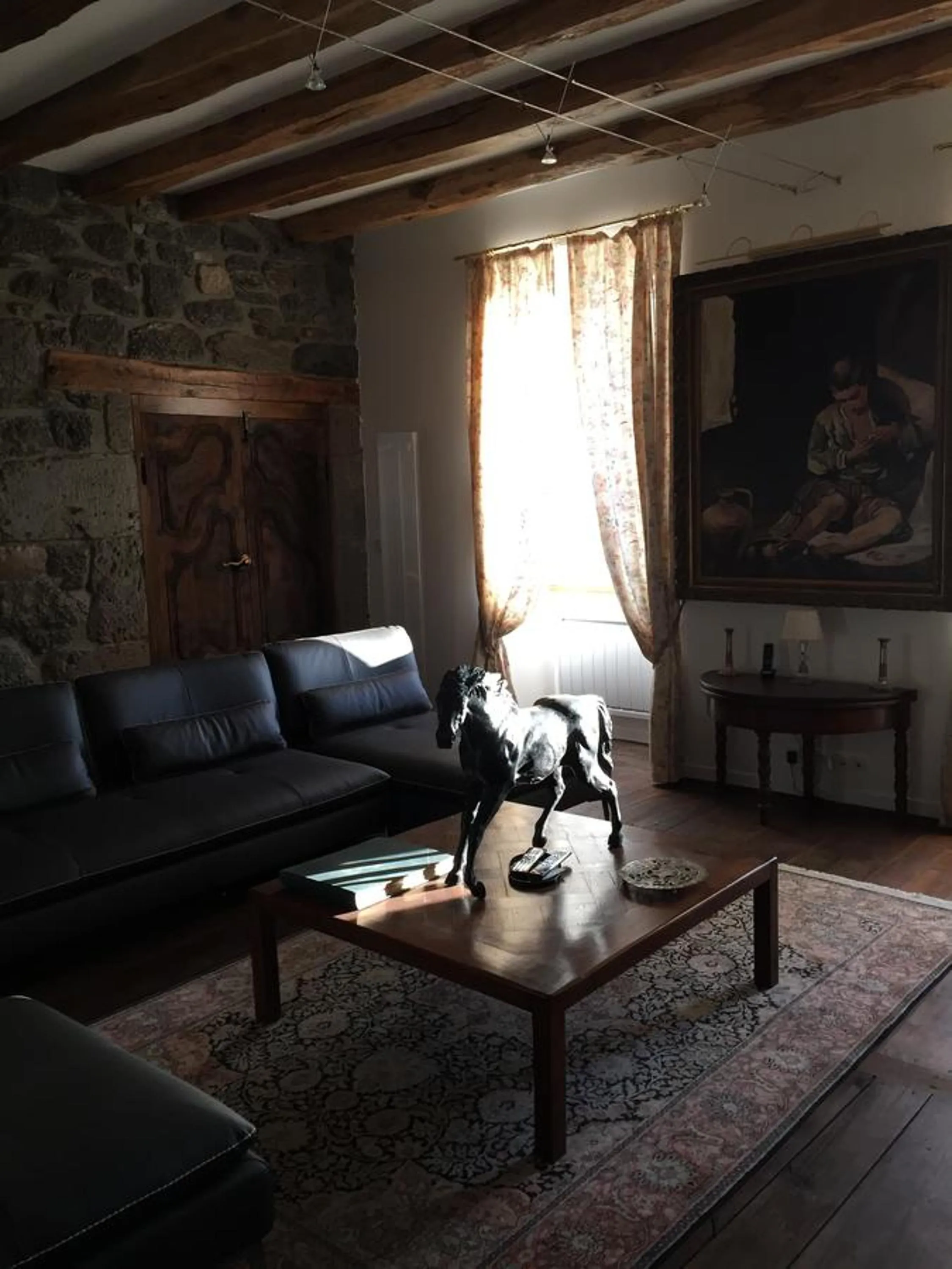 Living room in Château du Puech