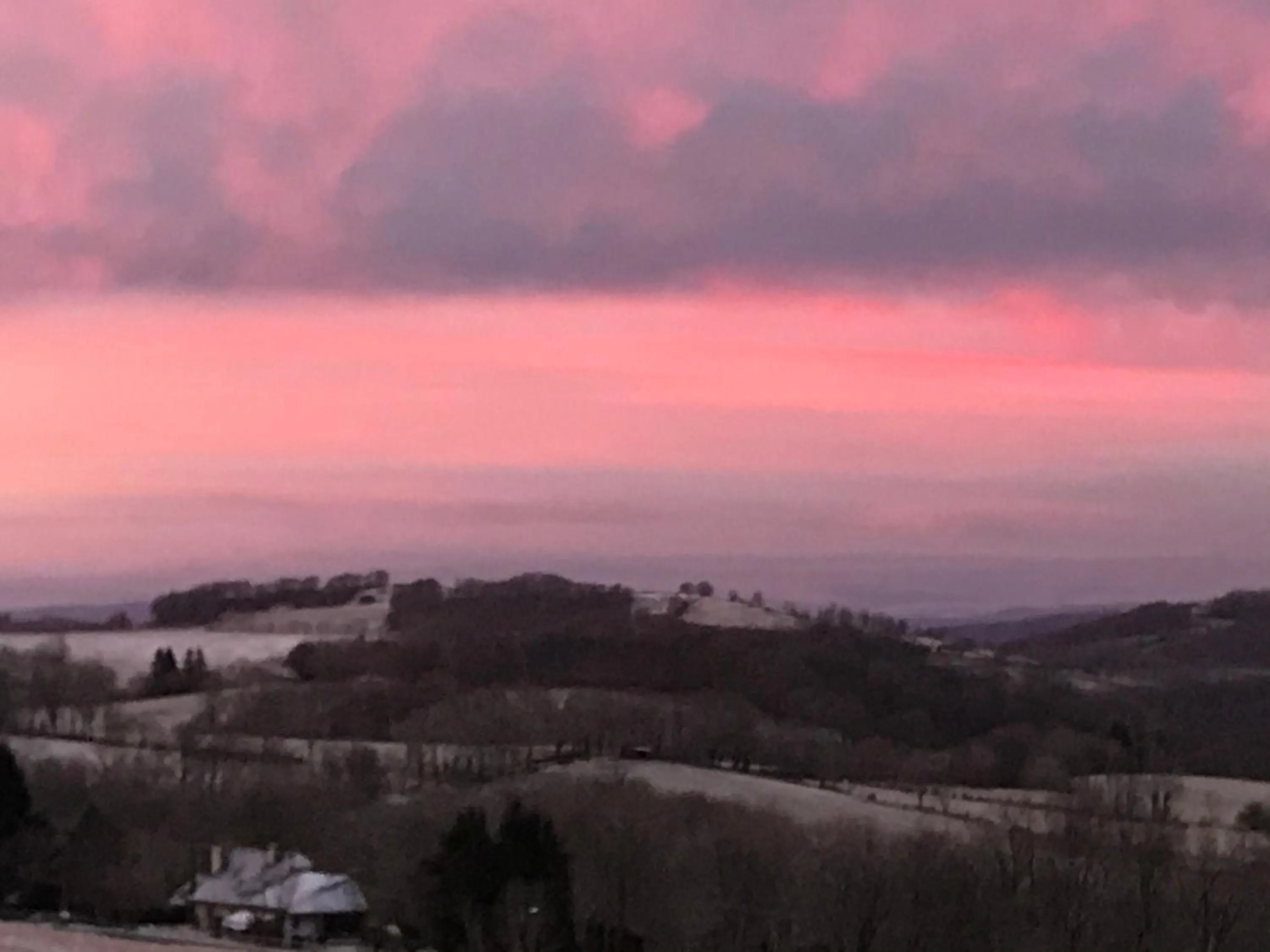 Natural landscape in Château du Puech