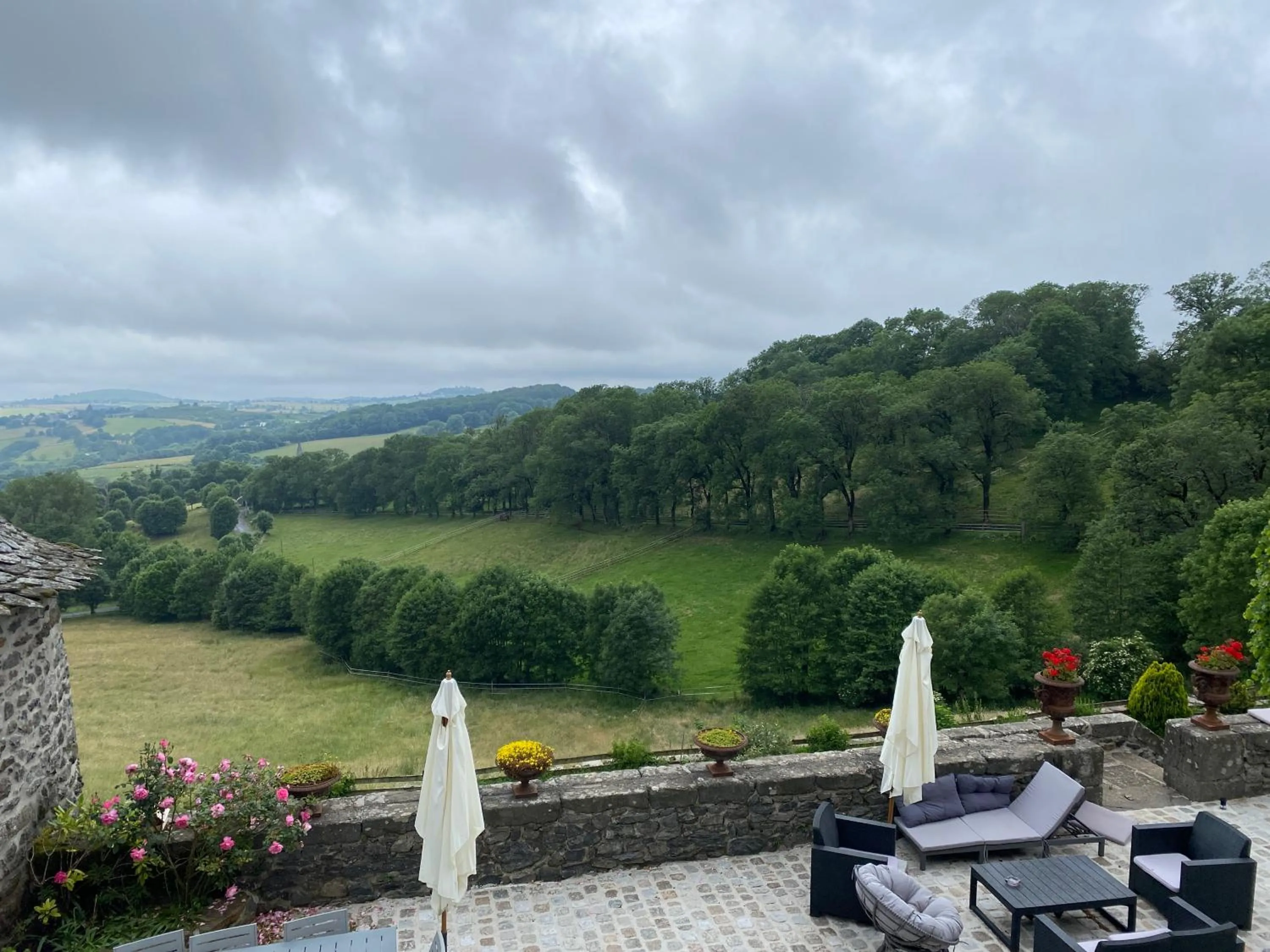 Mountain view in Château du Puech