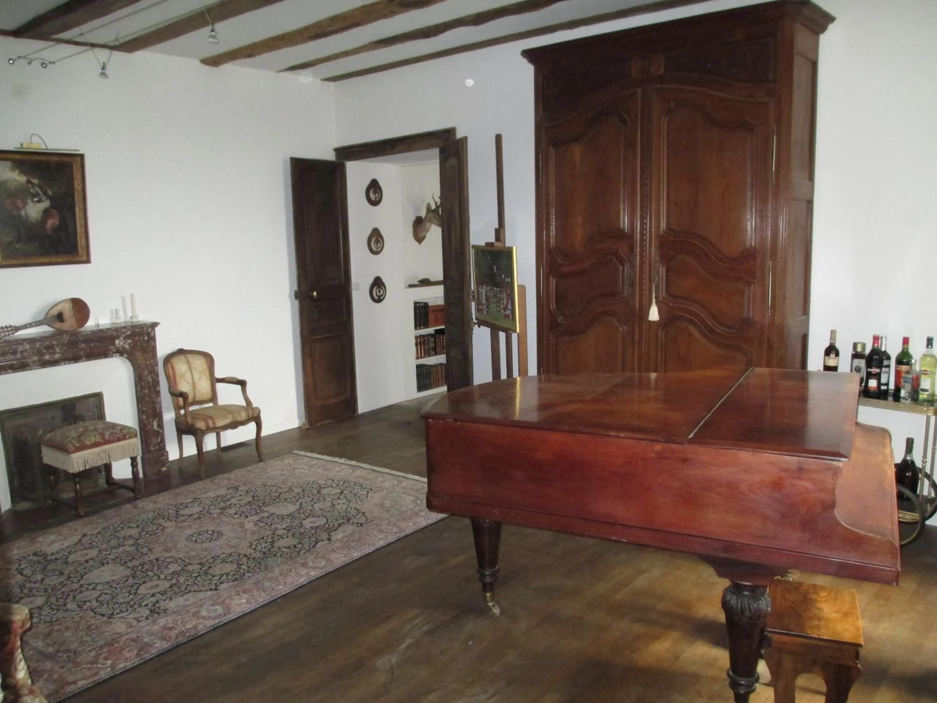 Lounge or bar in Château du Puech