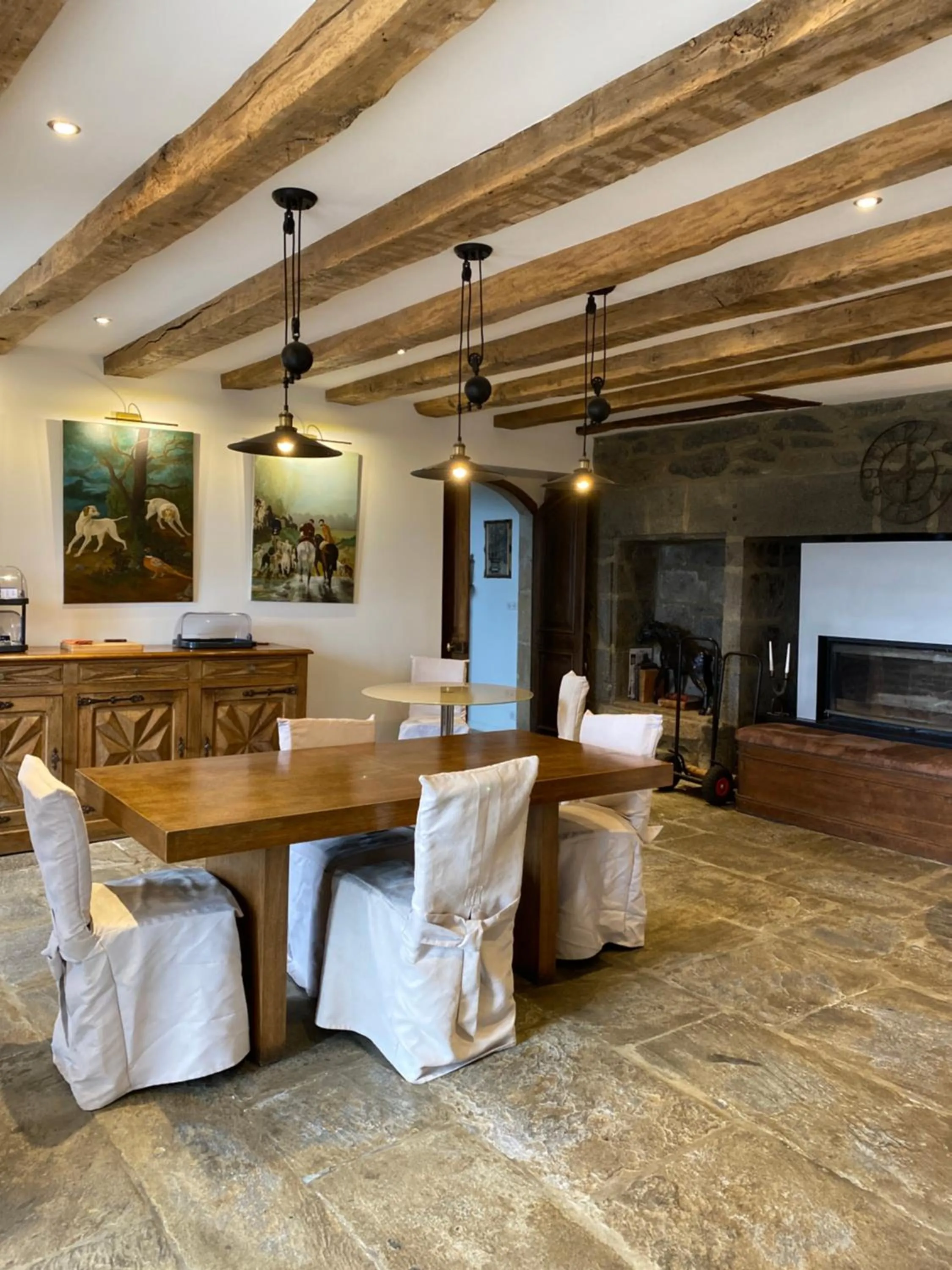 Dining area in Château du Puech