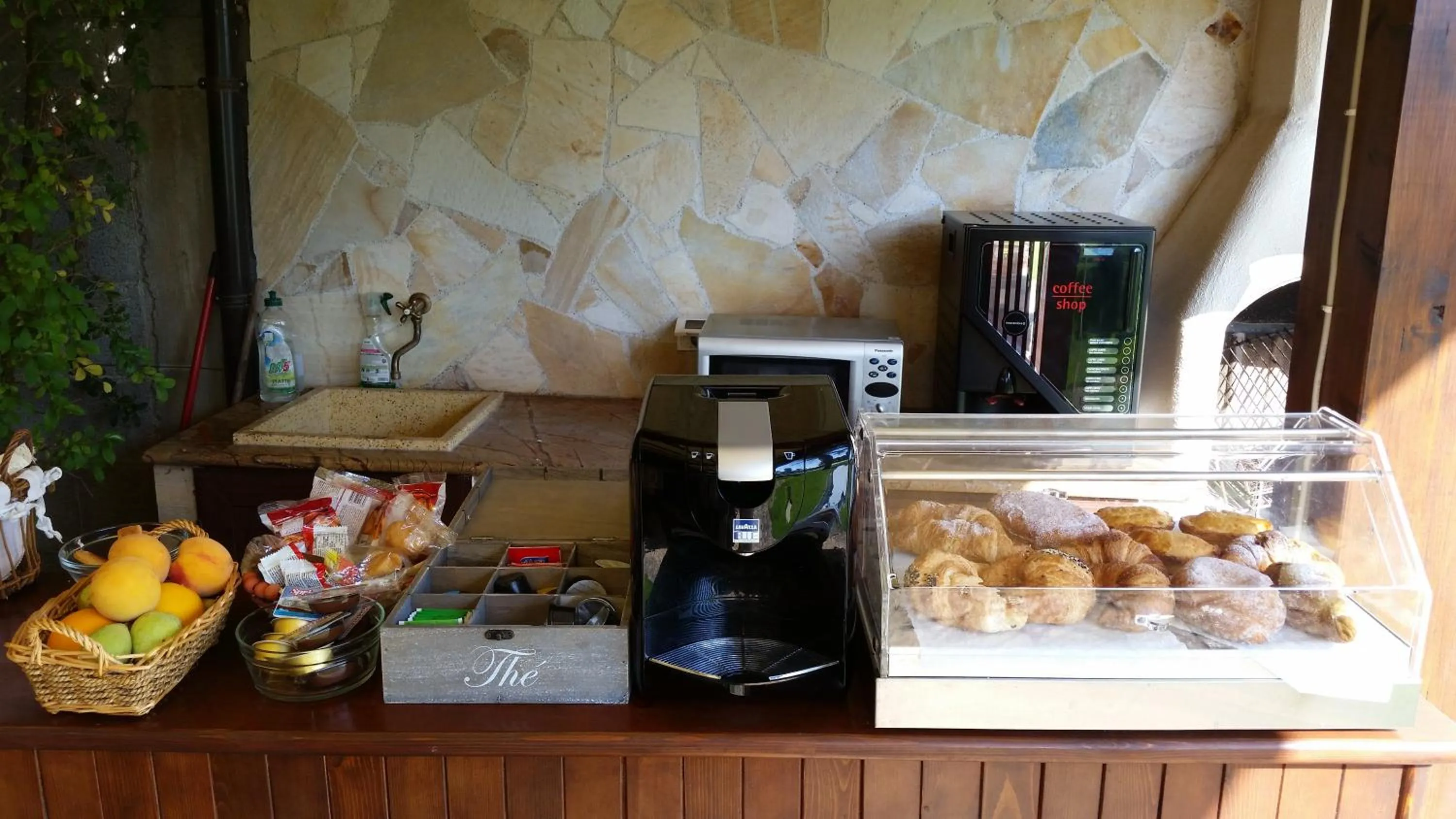 Italian breakfast in B&B QuattroStelle
