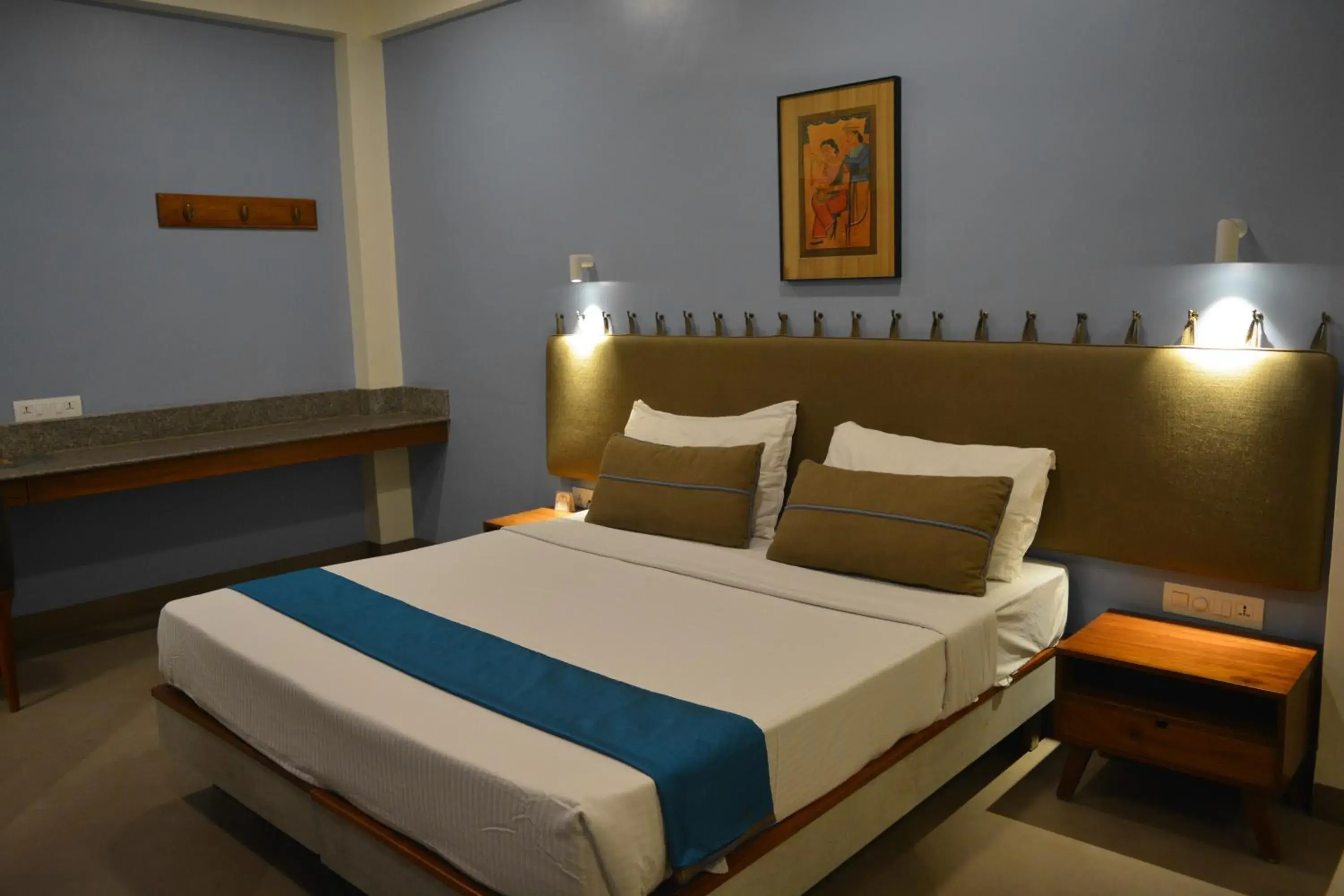 Bed in Hotel Shree Panchratna Pune Bed in Hotel Shree Panchratna Pune