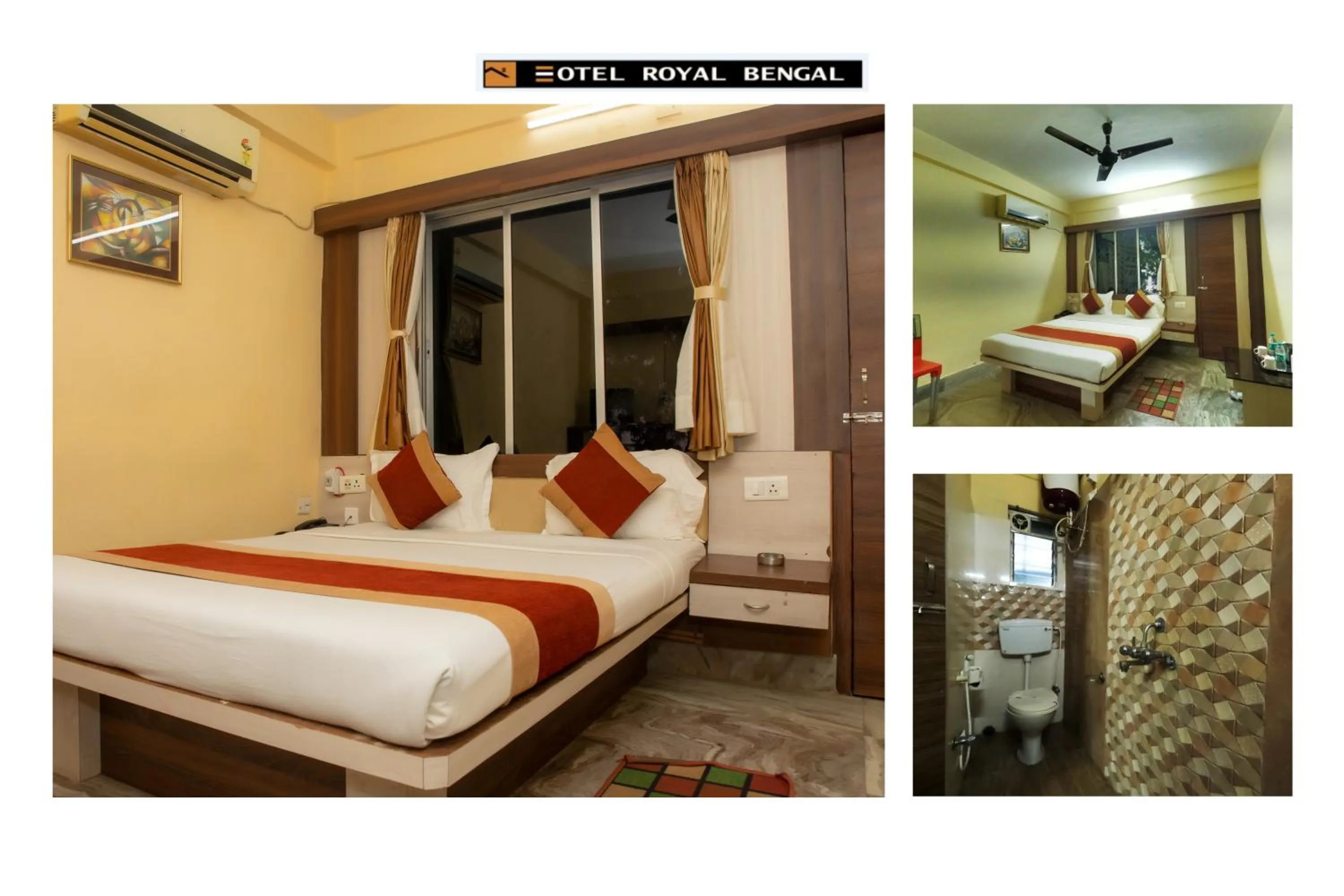 Bed in Hotel Royal Bengal