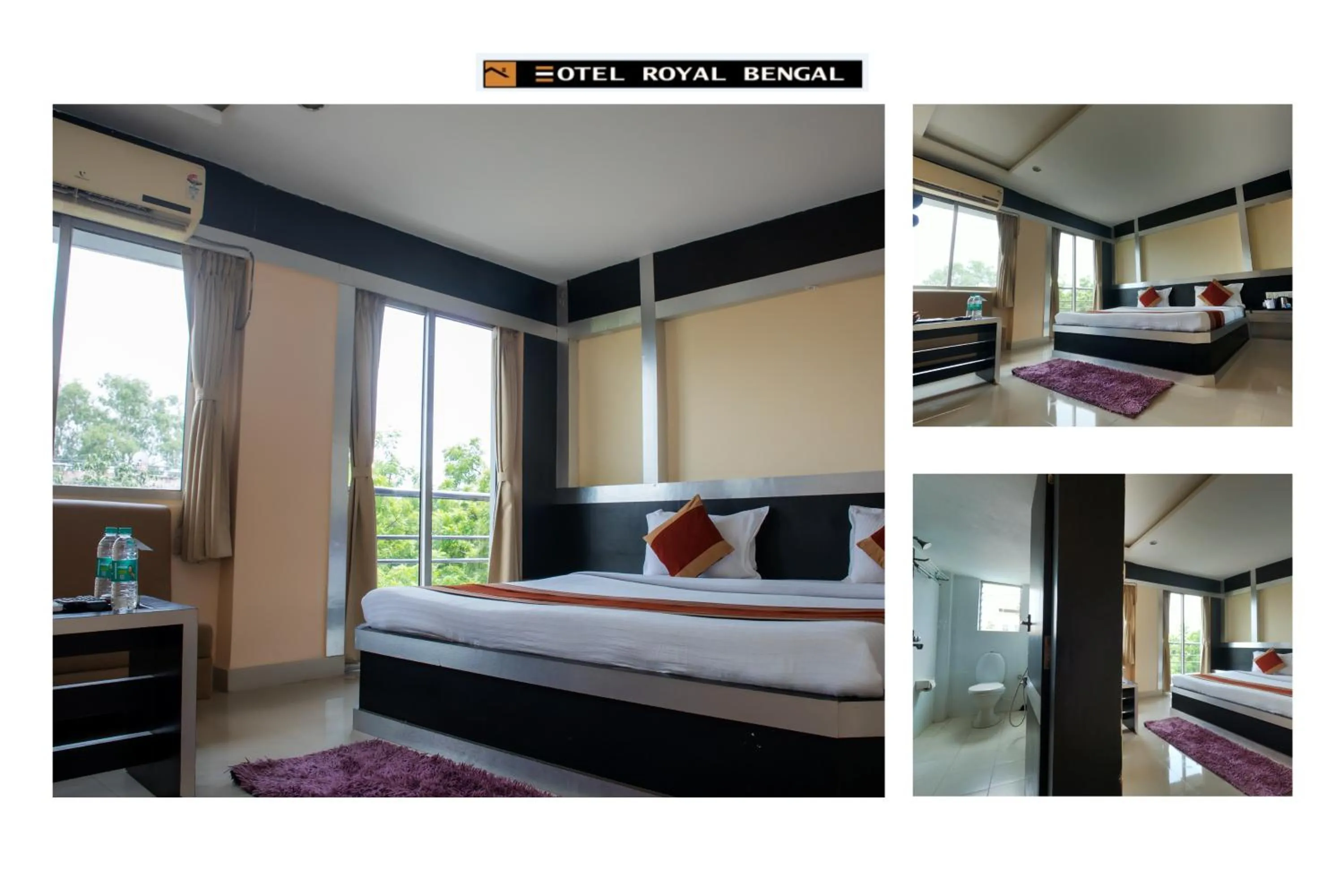 Bed in Hotel Royal Bengal