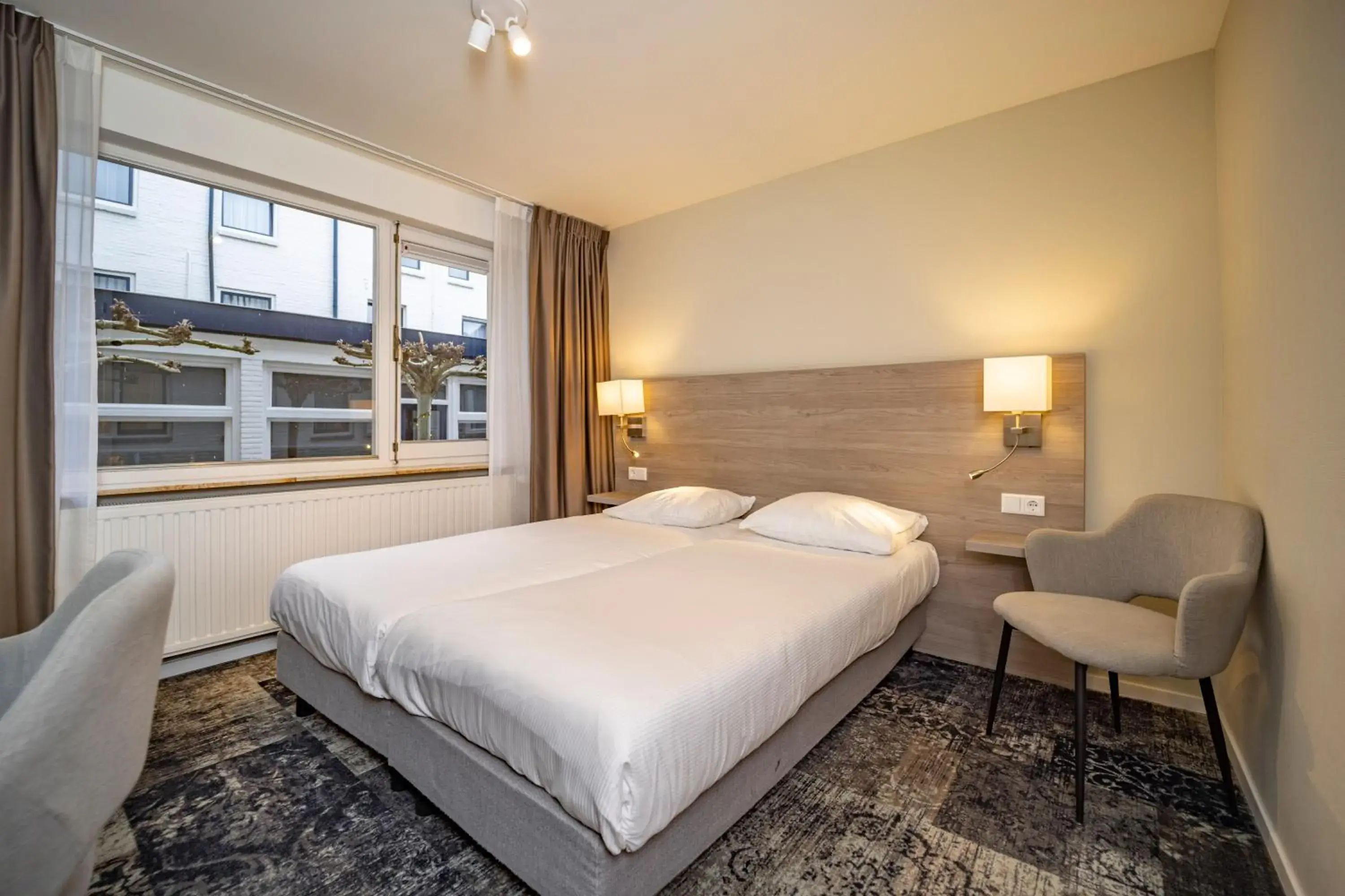 Bedroom, Bed in Fletcher Hotel Valkenburg Bedroom, Bed in Fletcher Hotel Valkenburg