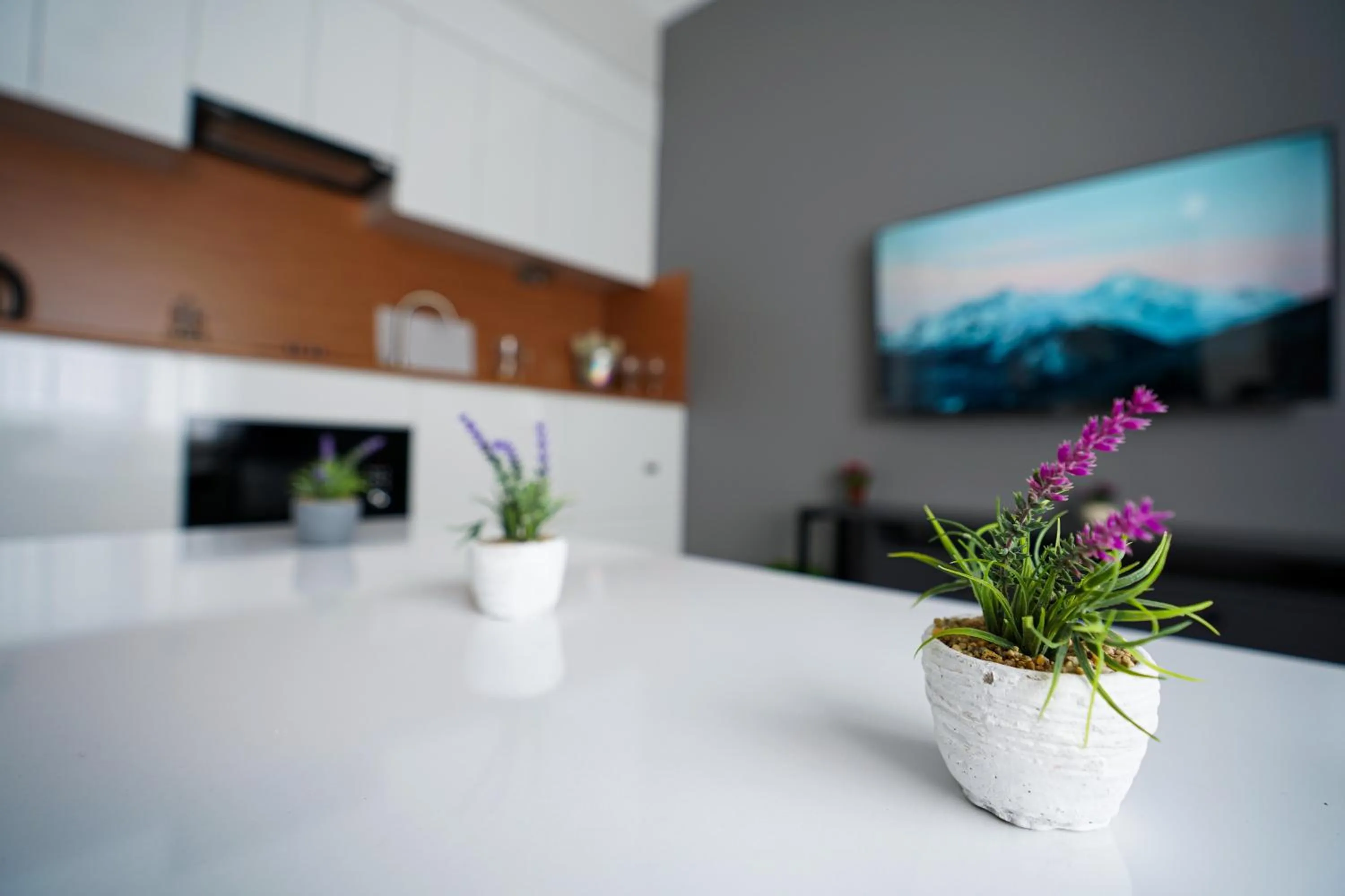 Living room in Merkuri apartments