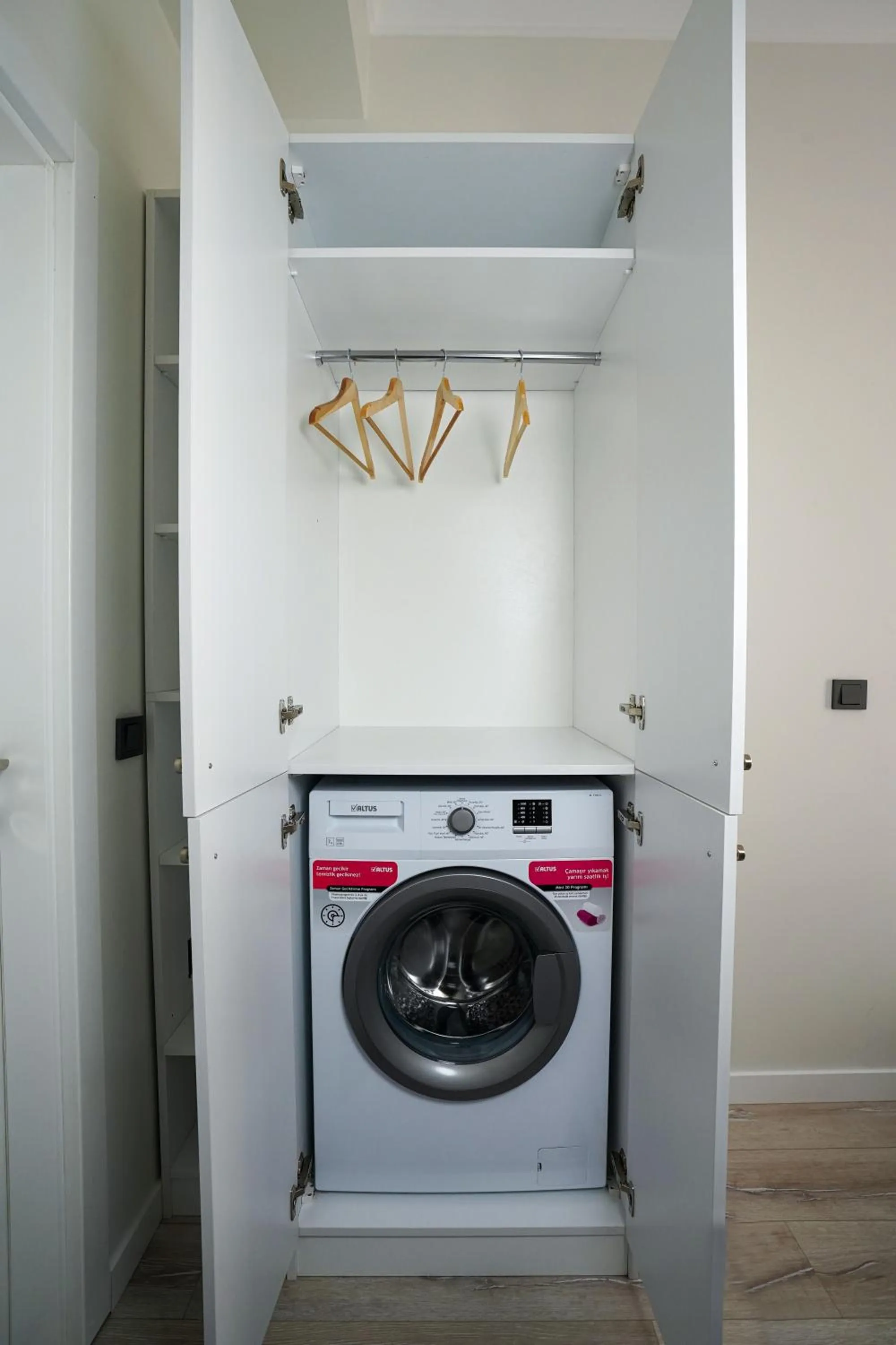 washing machine in Merkuri apartments