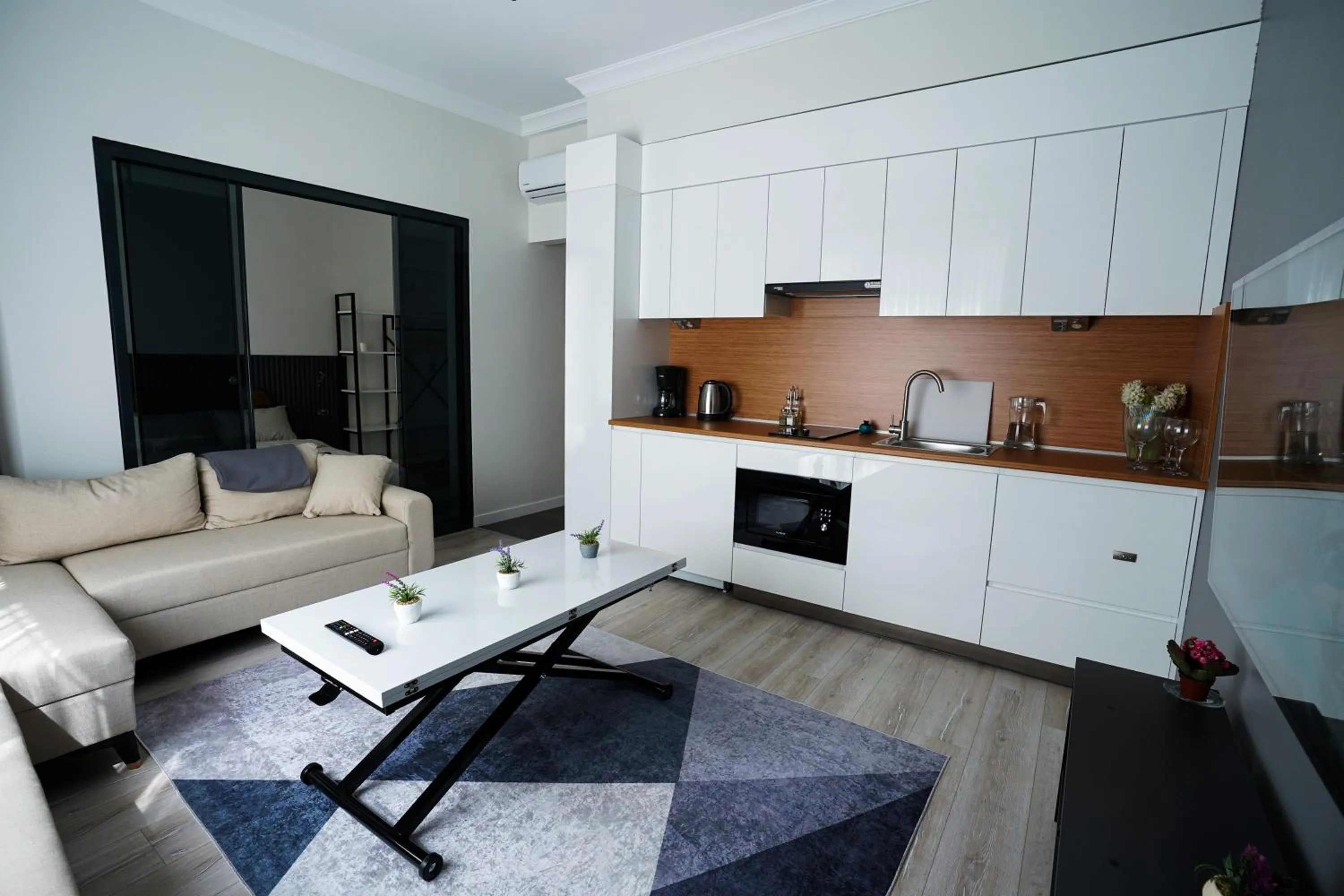 kitchen in Merkuri apartments