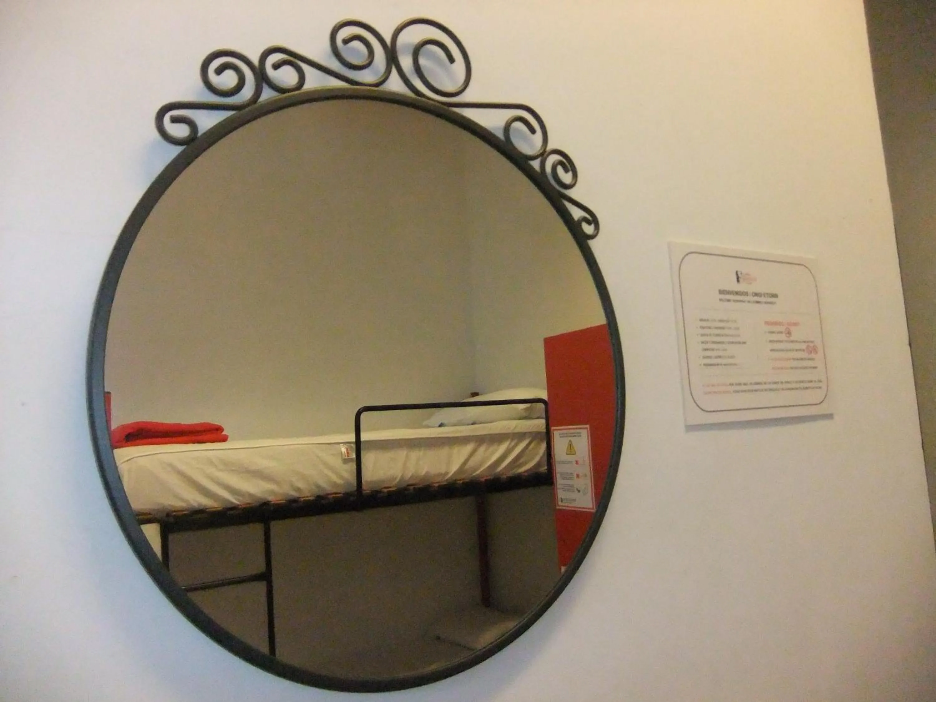 Decorative detail in Bilbao Akelarre Hostel