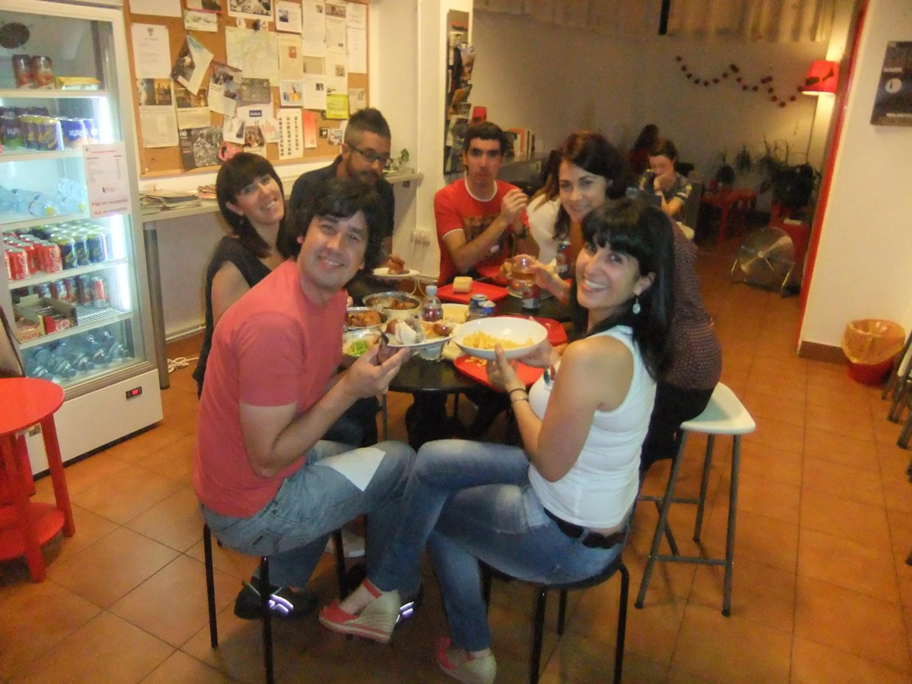 Food in Bilbao Akelarre Hostel