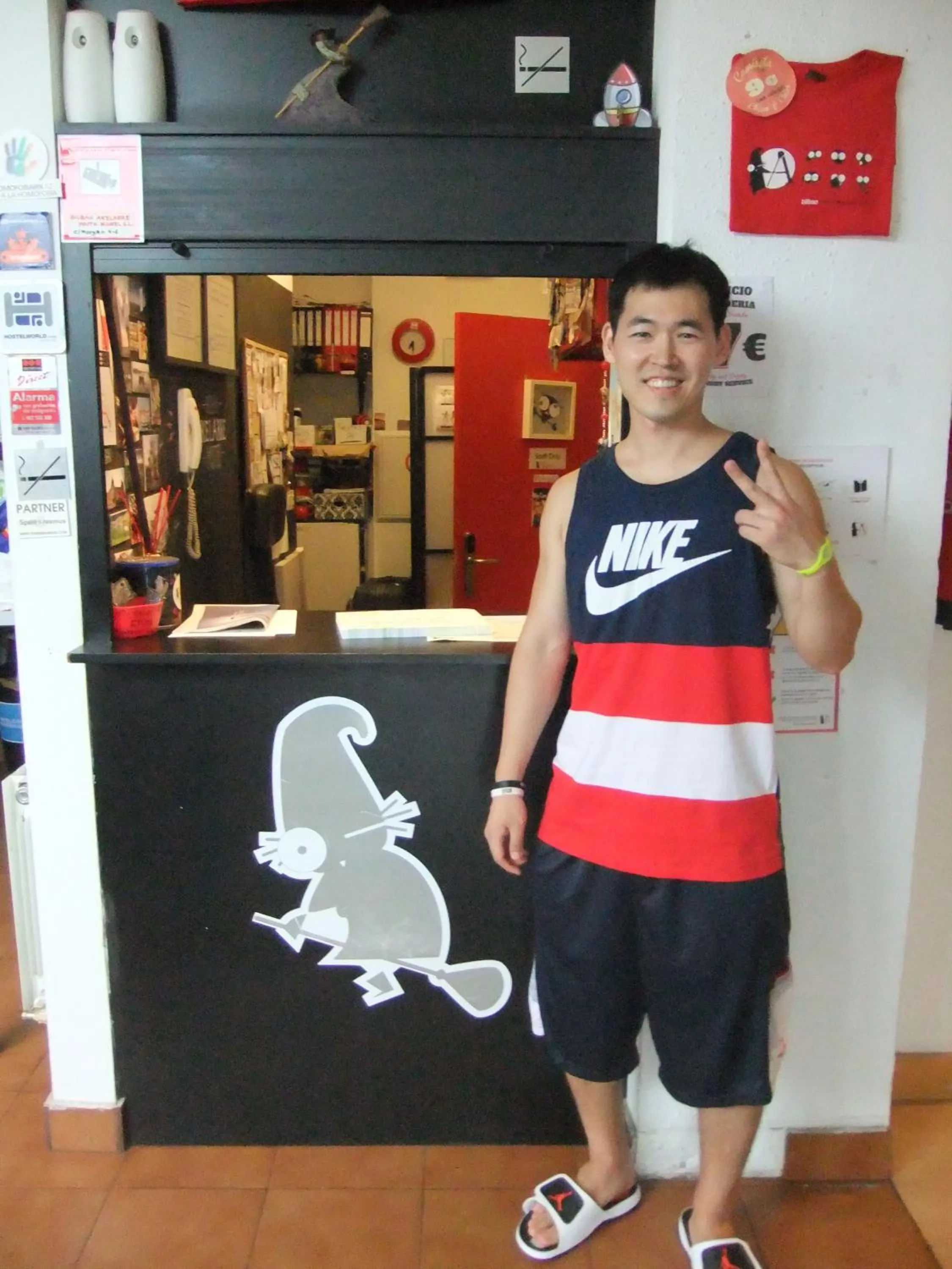 Lobby or reception in Bilbao Akelarre Hostel