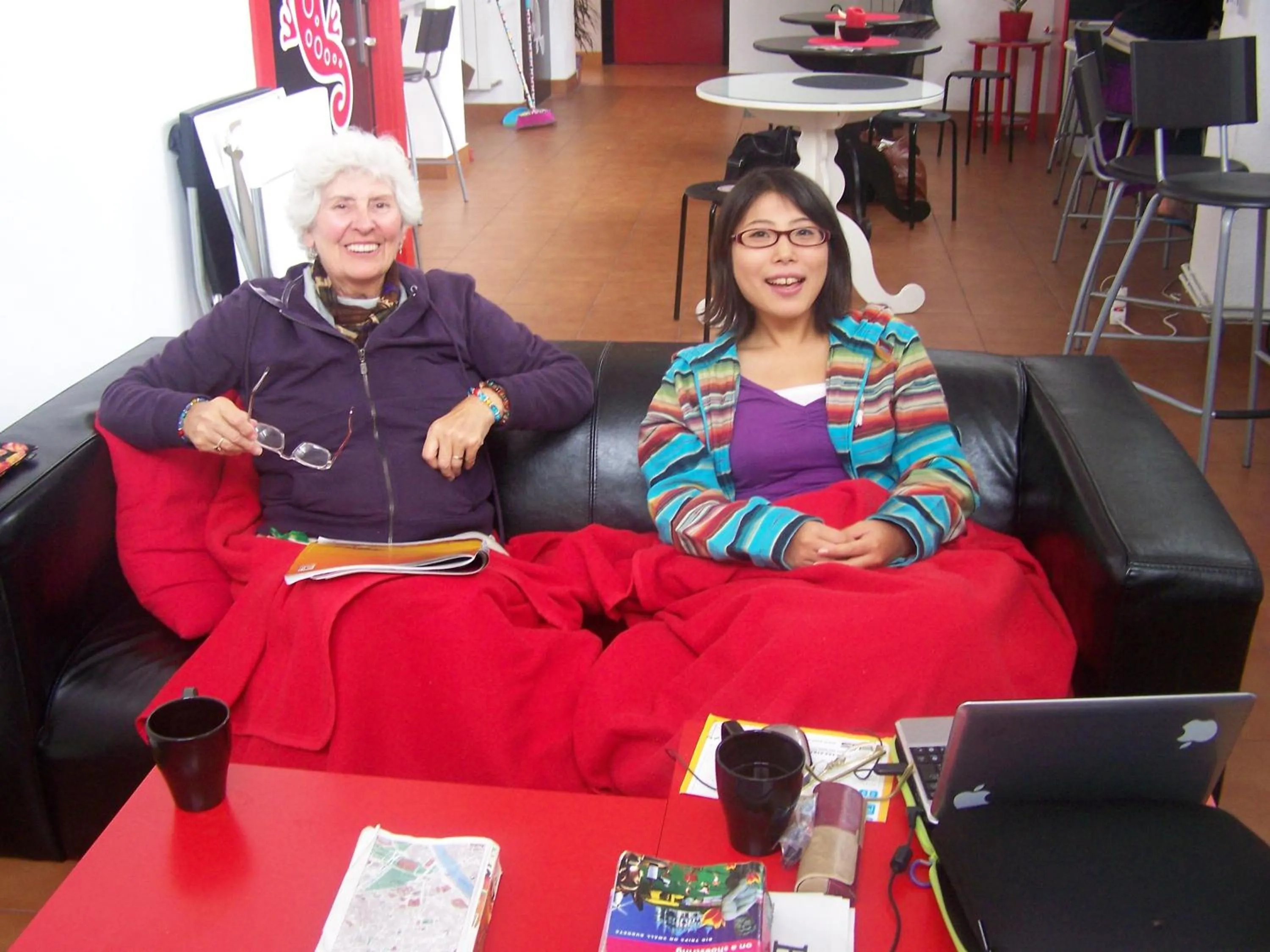 Guests in Bilbao Akelarre Hostel