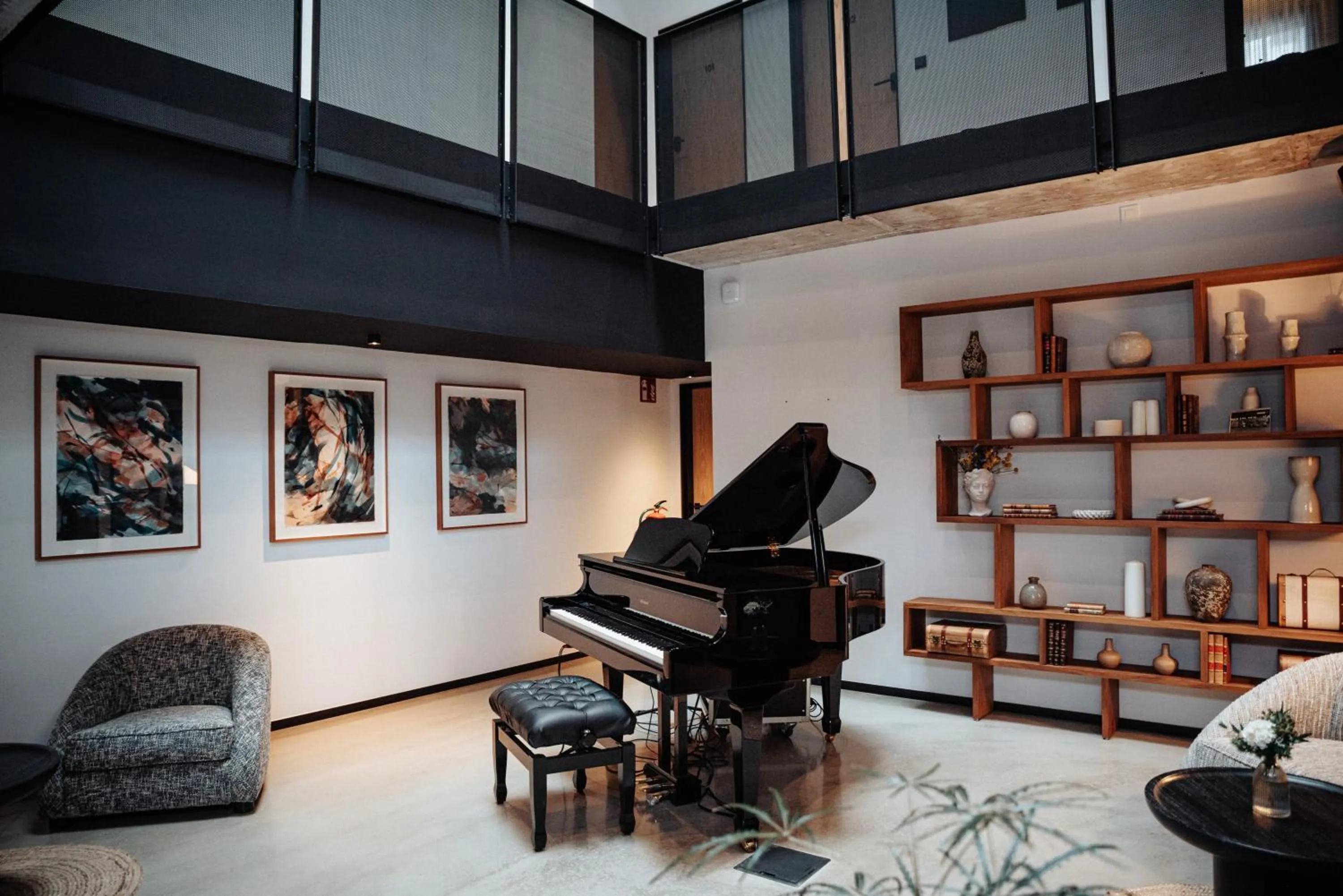 Living room in Hotel Luruna Palacio Larrinaga