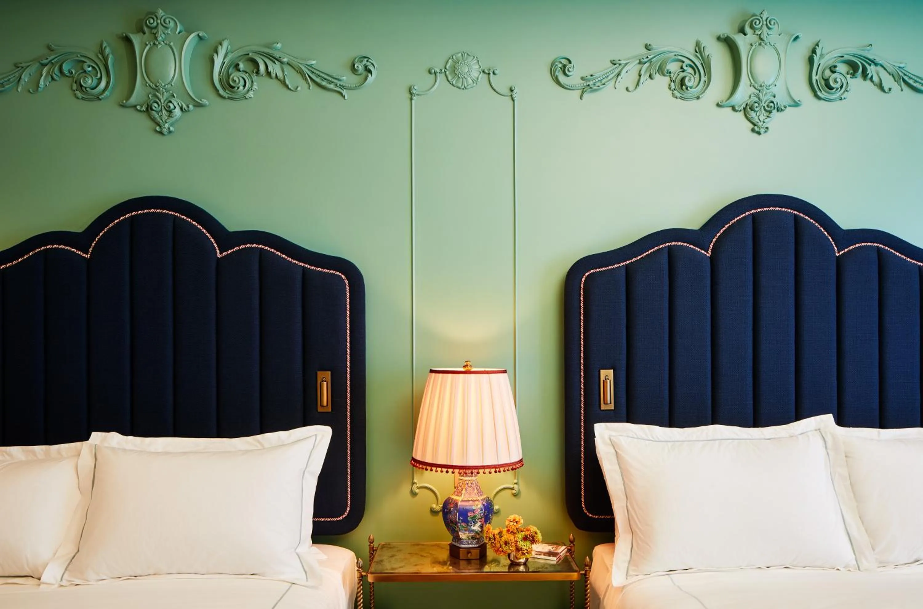 Bed in The Fifth Avenue Hotel