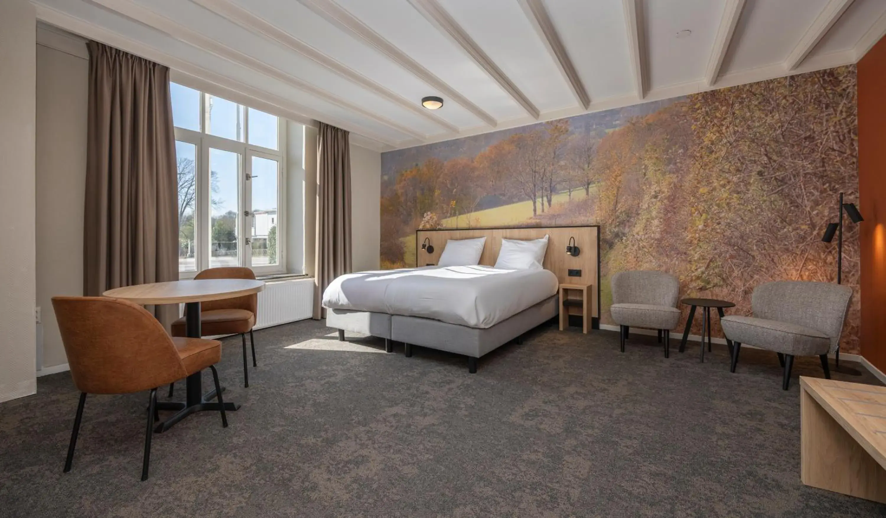 Bedroom, Bed in Fletcher Hotel Restaurant De Burghoeve Bedroom, Bed in Fletcher Hotel Restaurant De Burghoeve