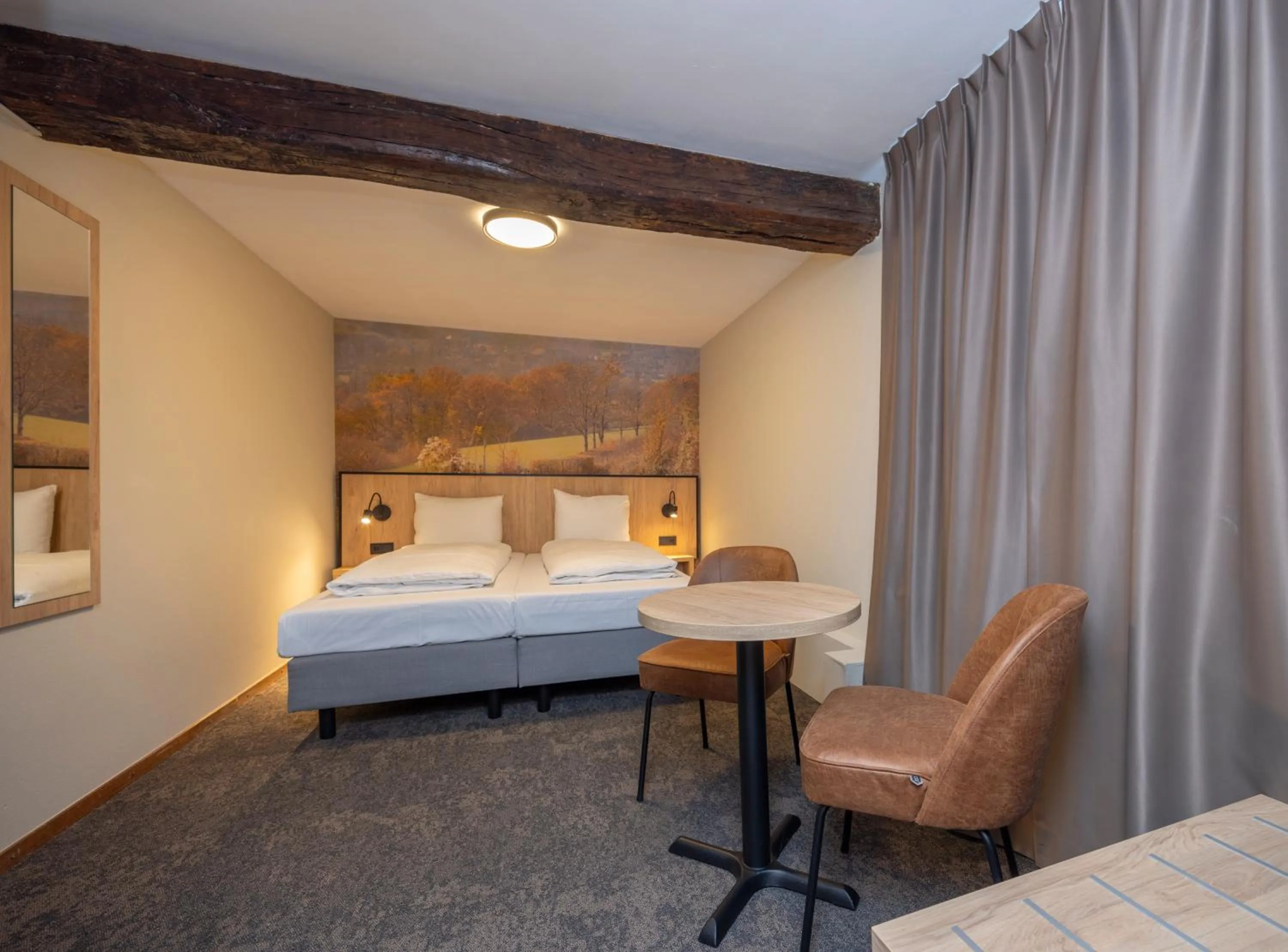 Bedroom, Bed in Fletcher Hotel Restaurant De Burghoeve