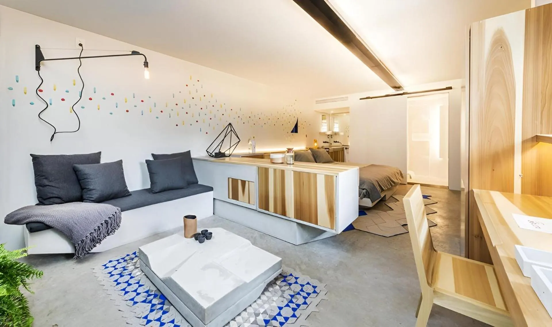 Bed in Hotel Carlota