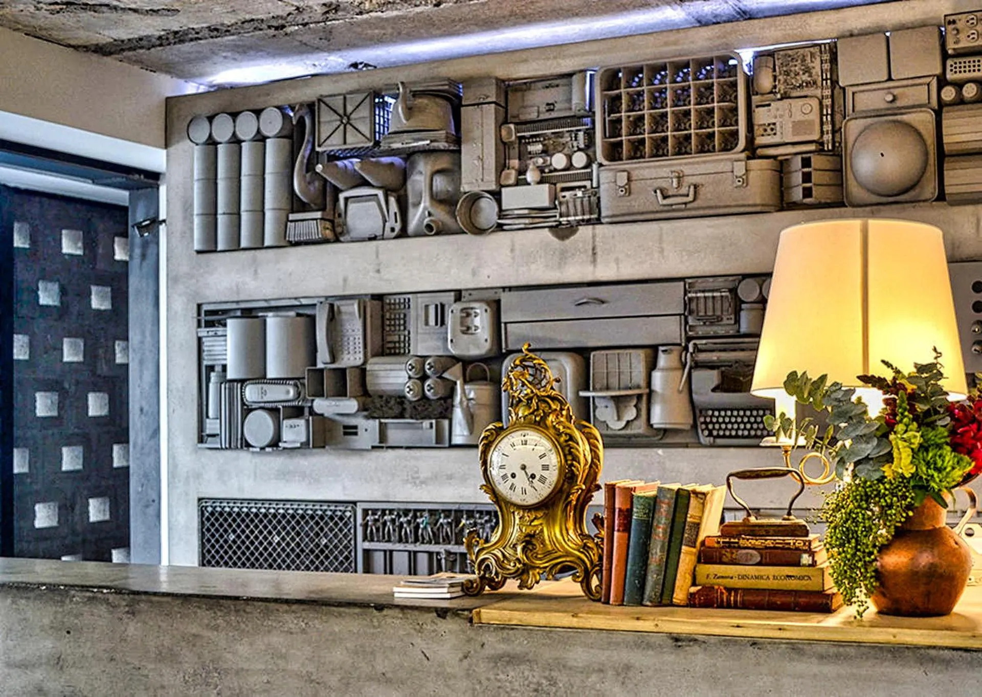 Lobby or reception in Hotel Carlota