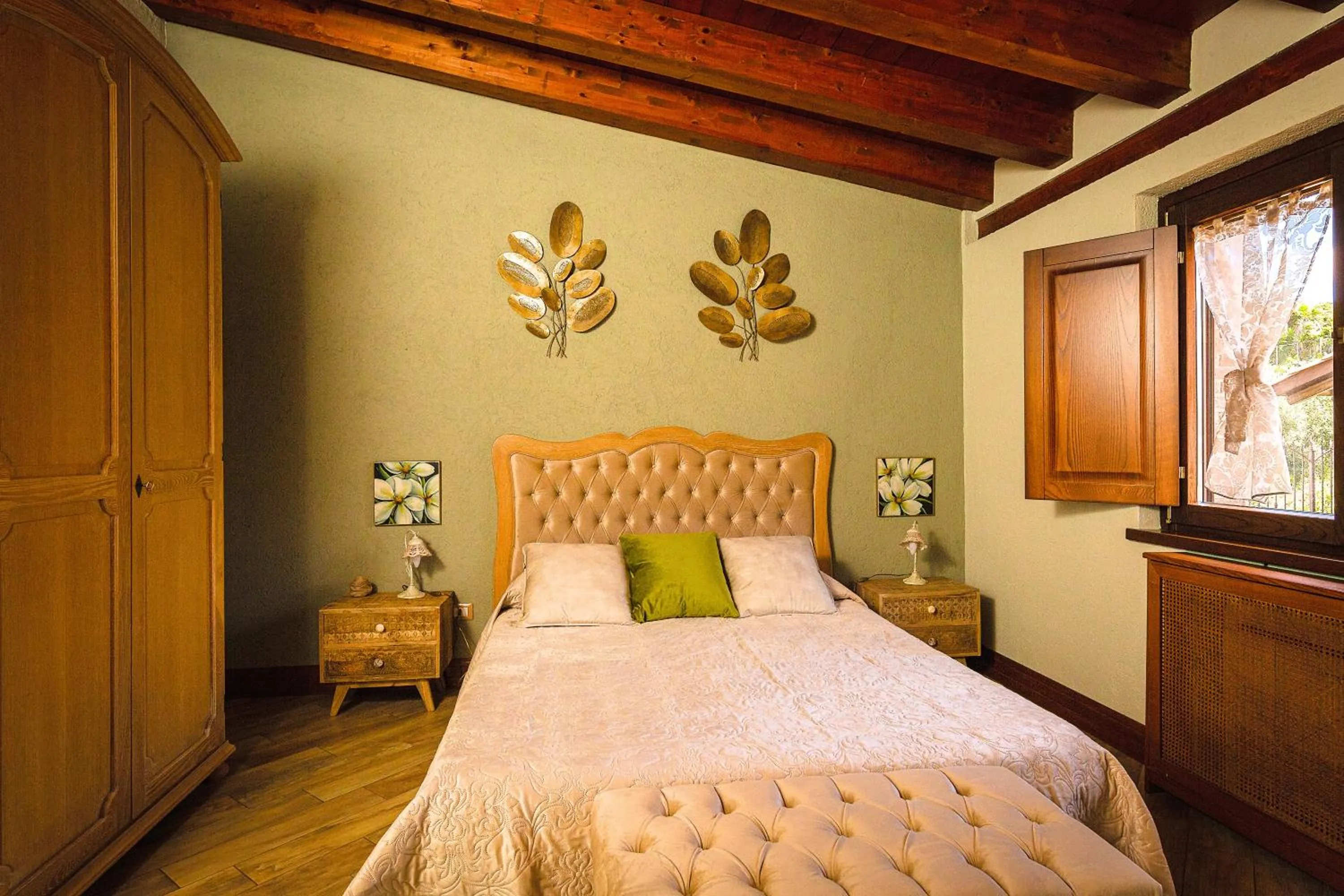 Bed in Relais Garden Cactus B&B