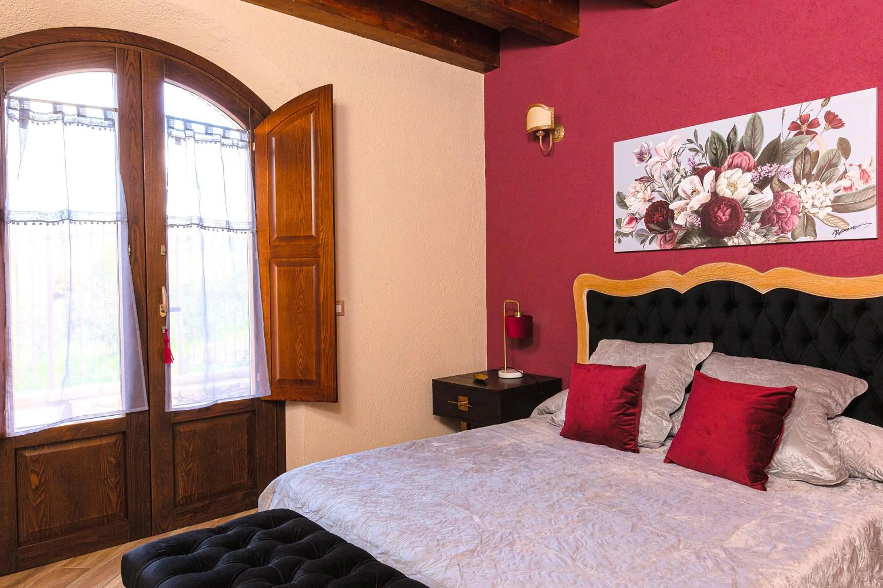 Bed in Relais Garden Cactus B&B