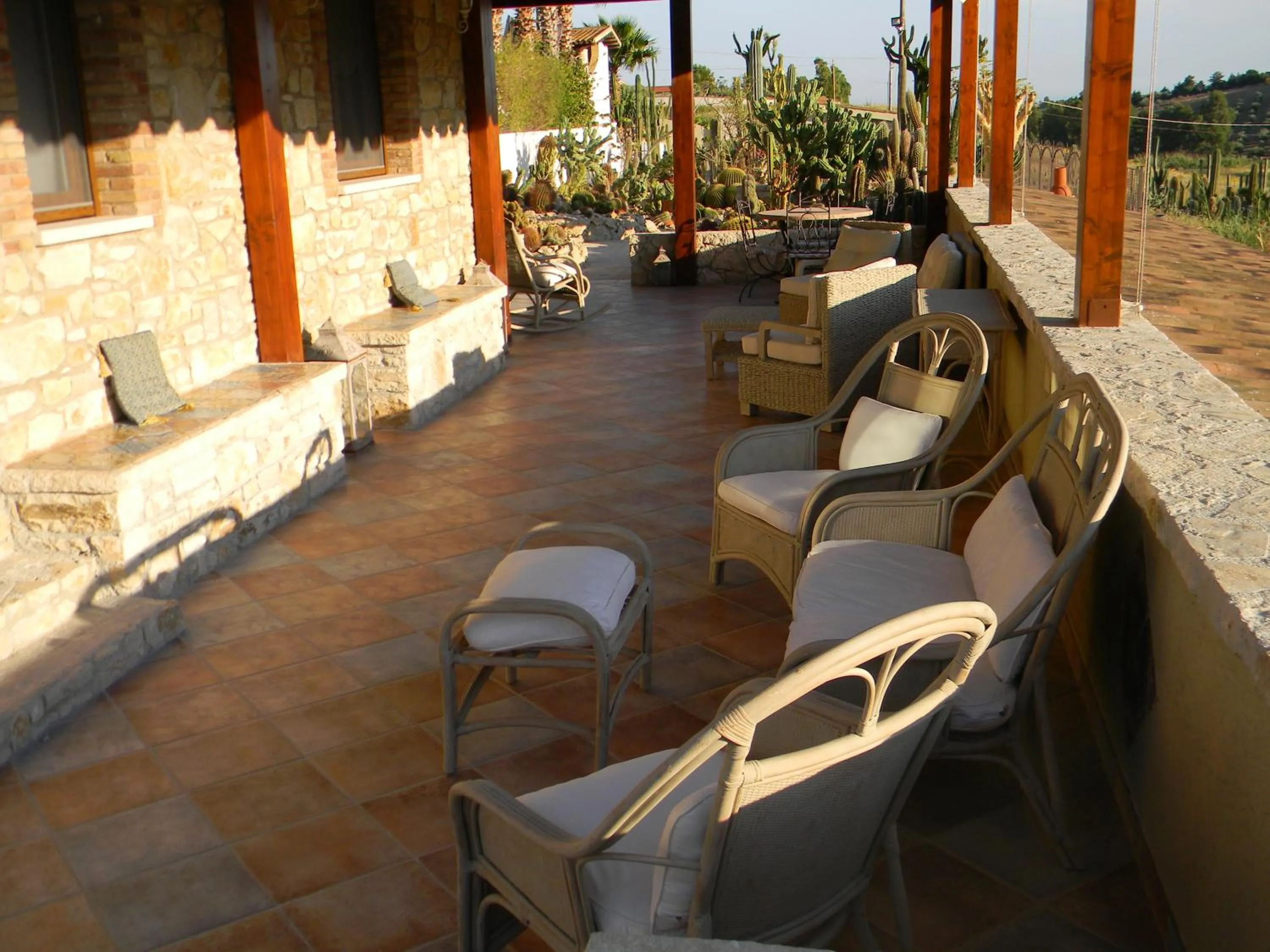 Patio in Relais Garden Cactus B&B
