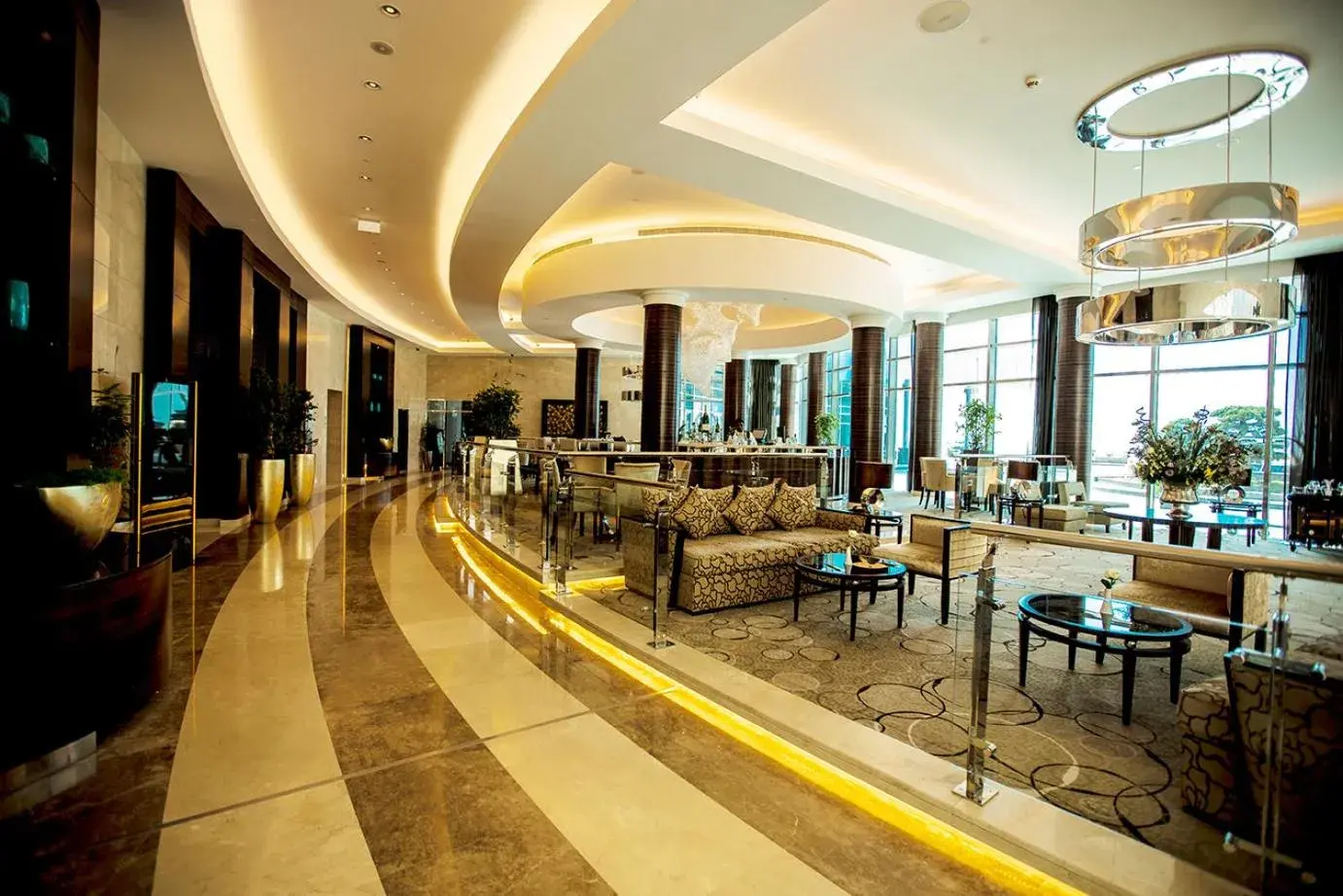 Lobby or reception in Grand Millennium Sulaimani Lobby or reception in Grand Millennium Sulaimani