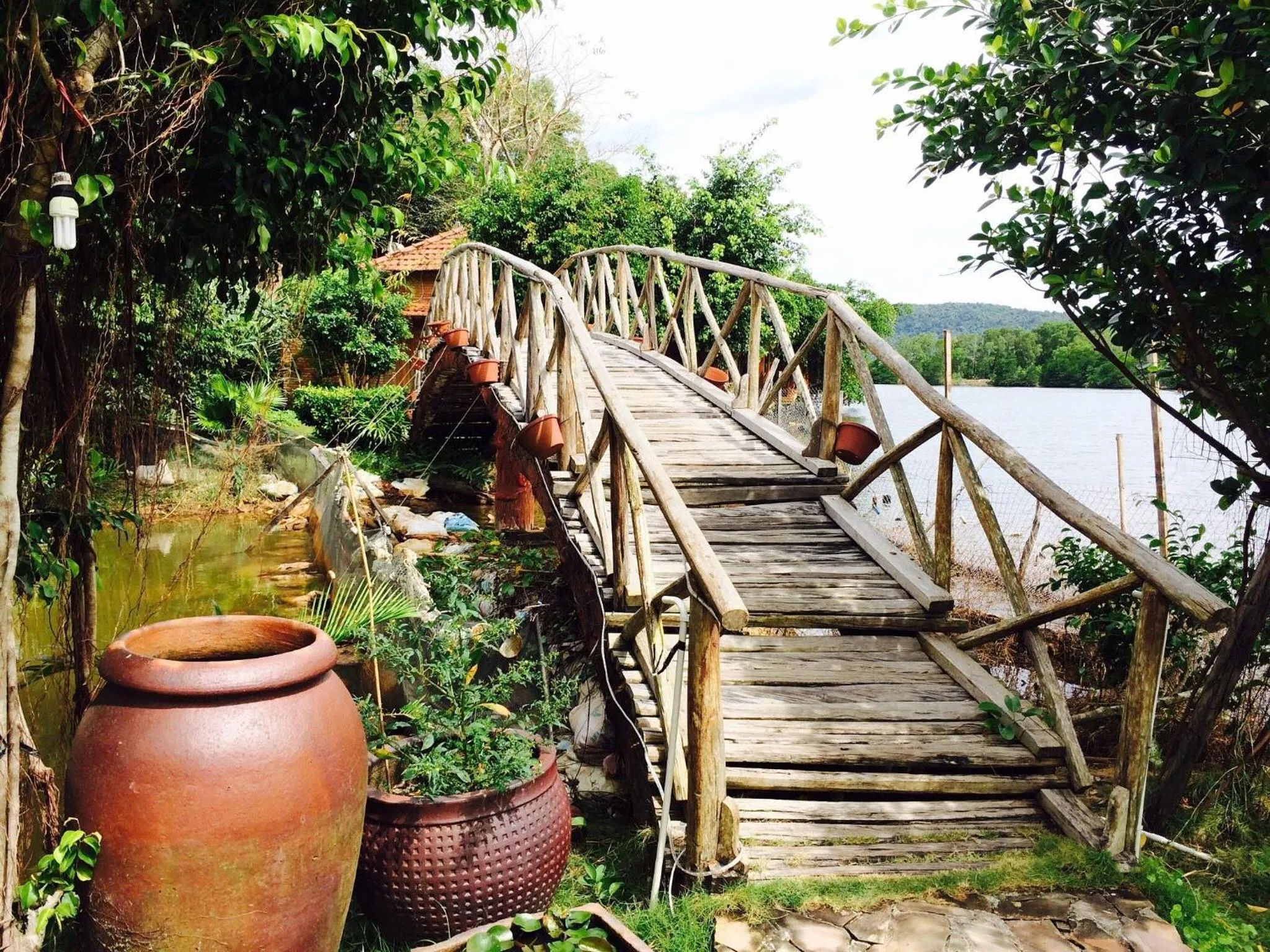 Garden view in Chez Carole Beach Resort Phu Quoc